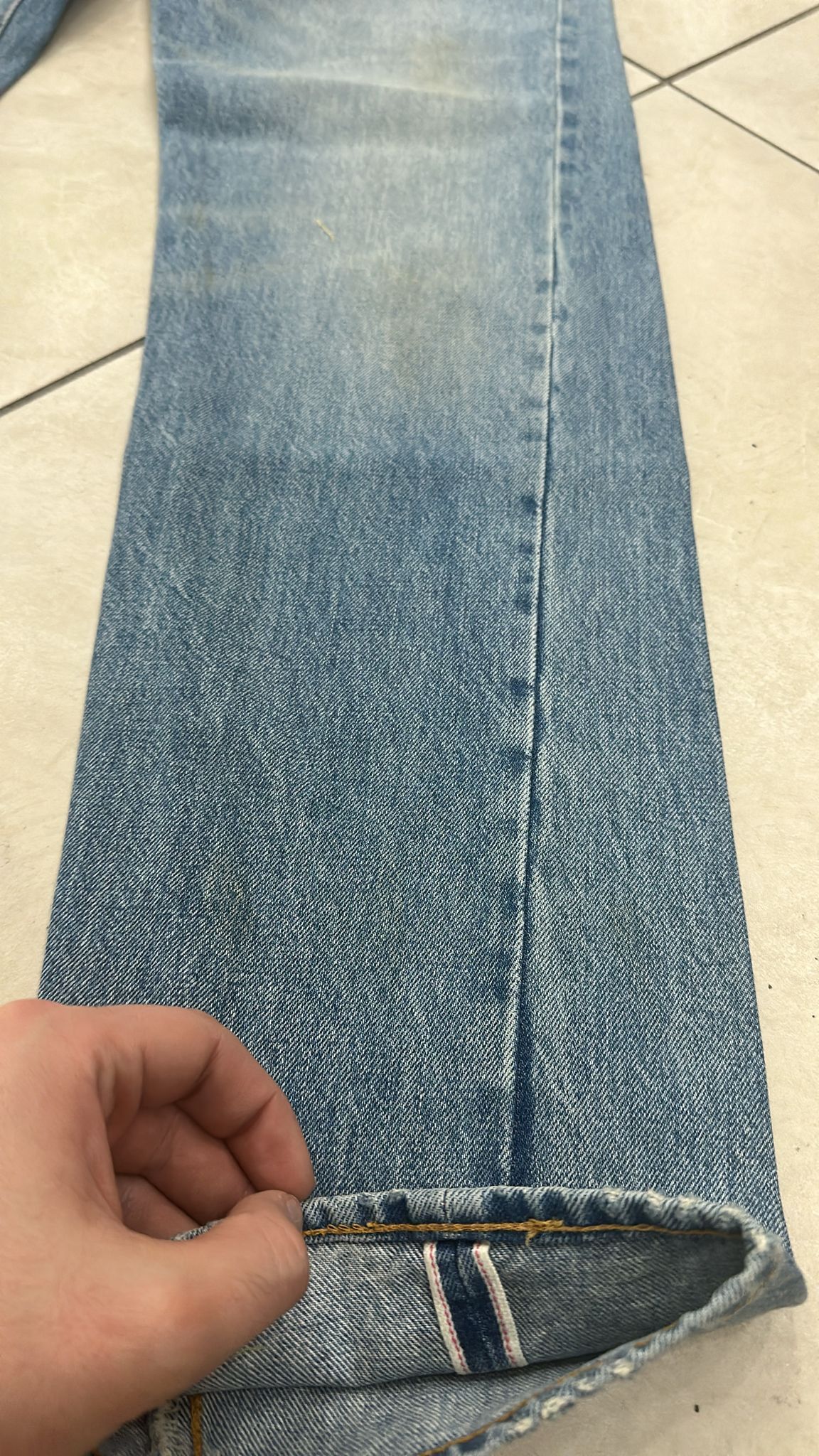 Levi's Vintage Clothing LVC Levi's Vintage Clothing 1954 501XX BigE Selvedge Jeans Size US 34 / EU 50 - 5 Thumbnail