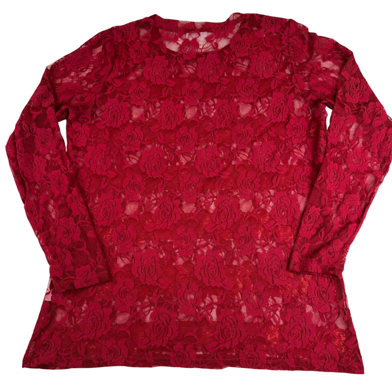 Ariat Ariat Sheer Lace Western Shirt - Women's Size XL Size XL / US 12-14 / IT 48-50 - 2 Thumbnail