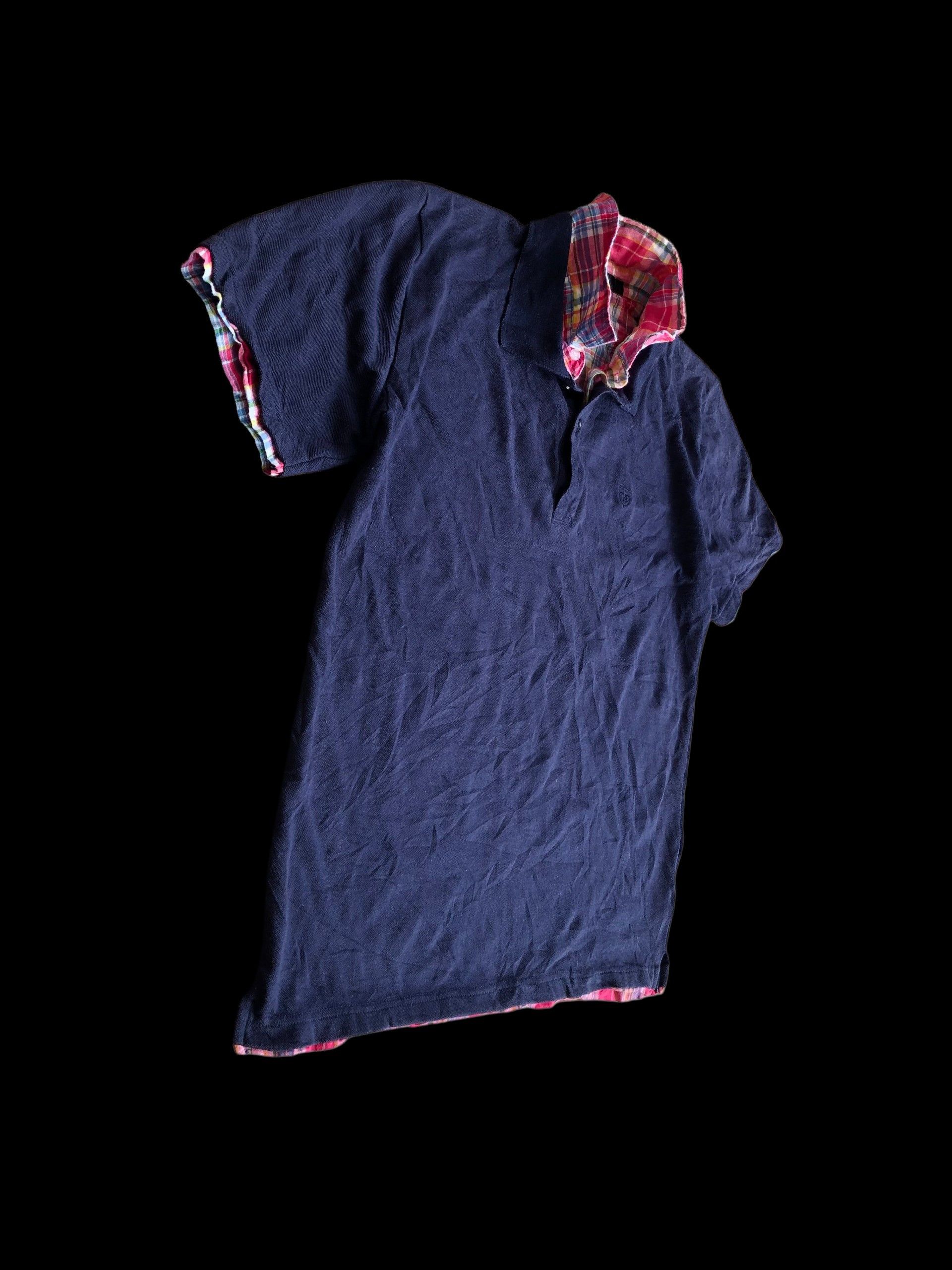 If Six Was Nine 2000s Double Layer Collar Chatty Vkei Style Size US M / EU 48-50 / 2 - 1 Thumbnail