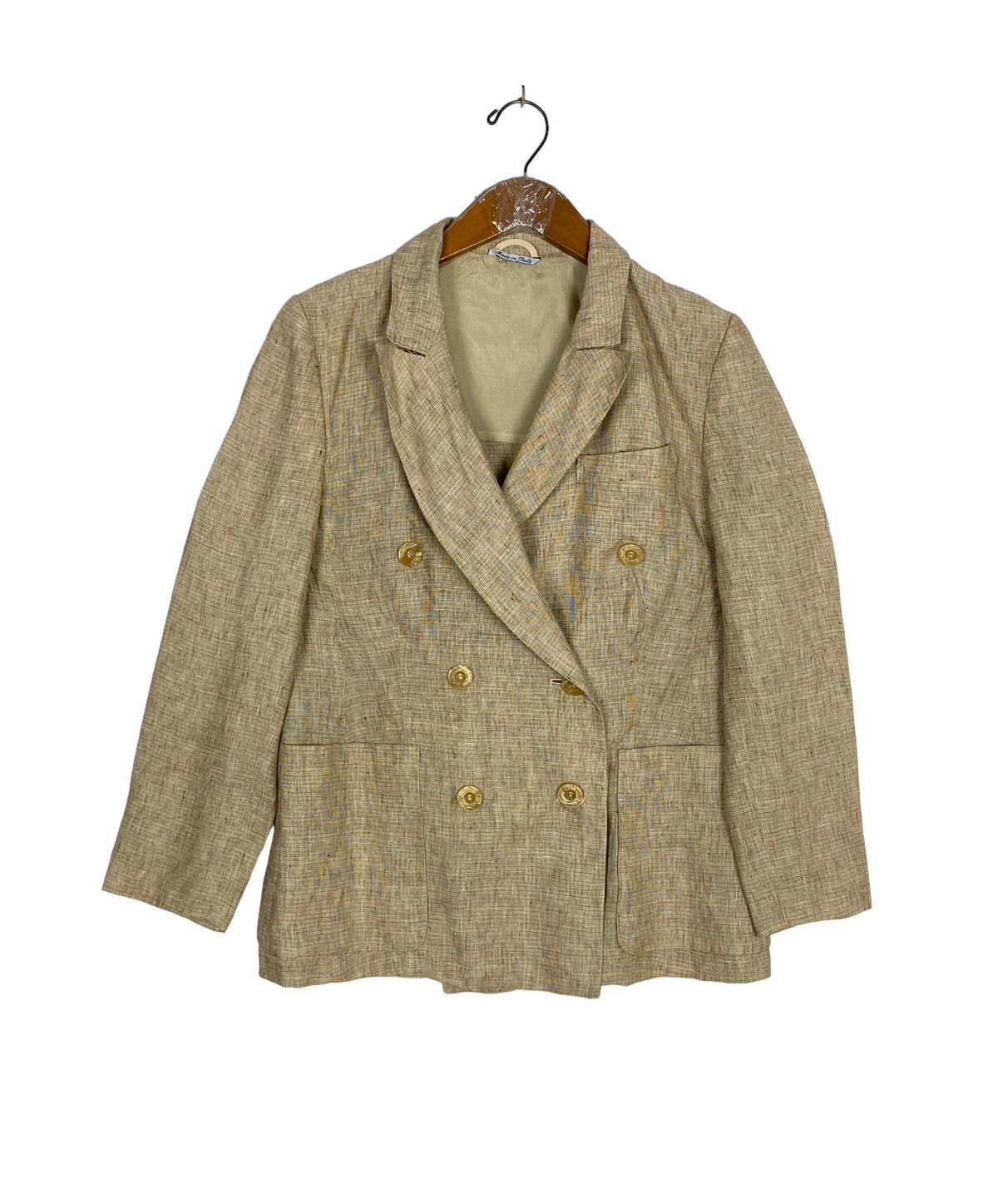 Vintage Rare‼️ Vtg Marina Rinaldi Linon Double Breasted Blazer Italy Size M / US 6-8 / IT 42-44 - 1 Thumbnail