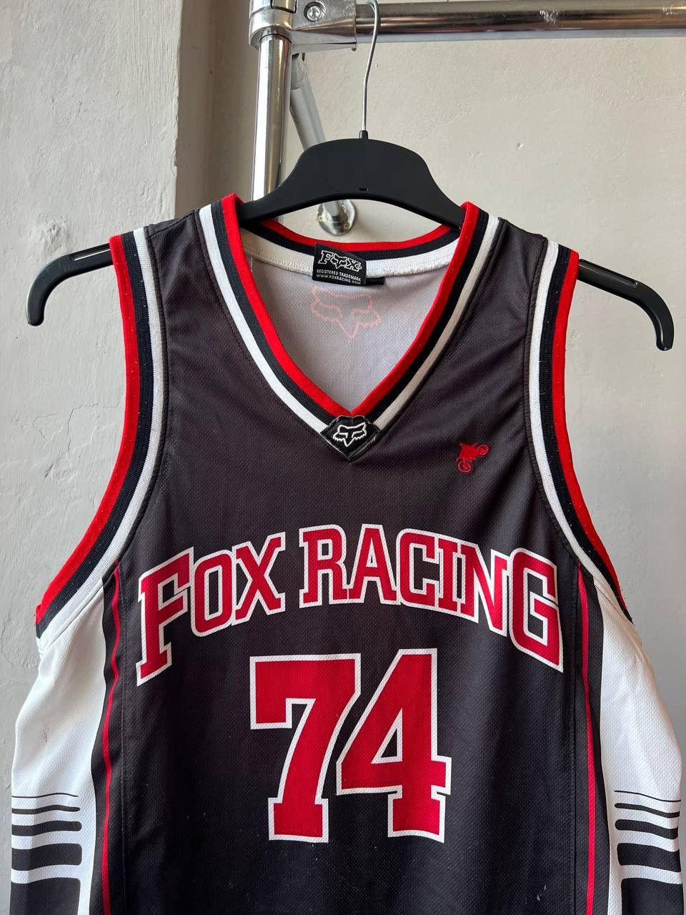 Fox Racing FOX RACING VINTAGE MOTO BLACK JERSEY #74 SIZE S MENS Size US S / EU 44-46 / 1 - 3 Thumbnail