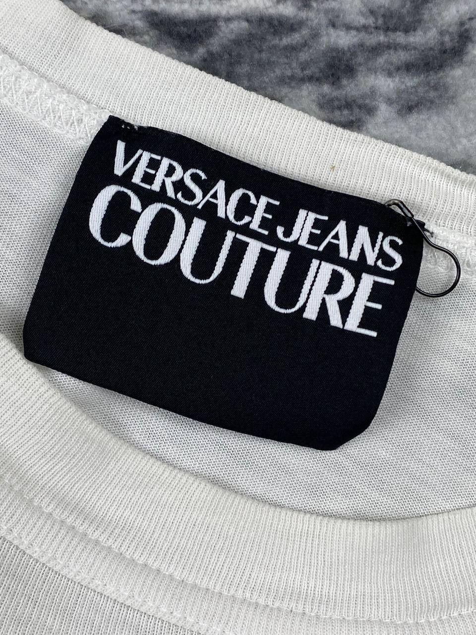 Versace Versace Jeans Couture Baroque Big Logo T-Shirt Size US XL / EU 56 / 4 - 6 Thumbnail
