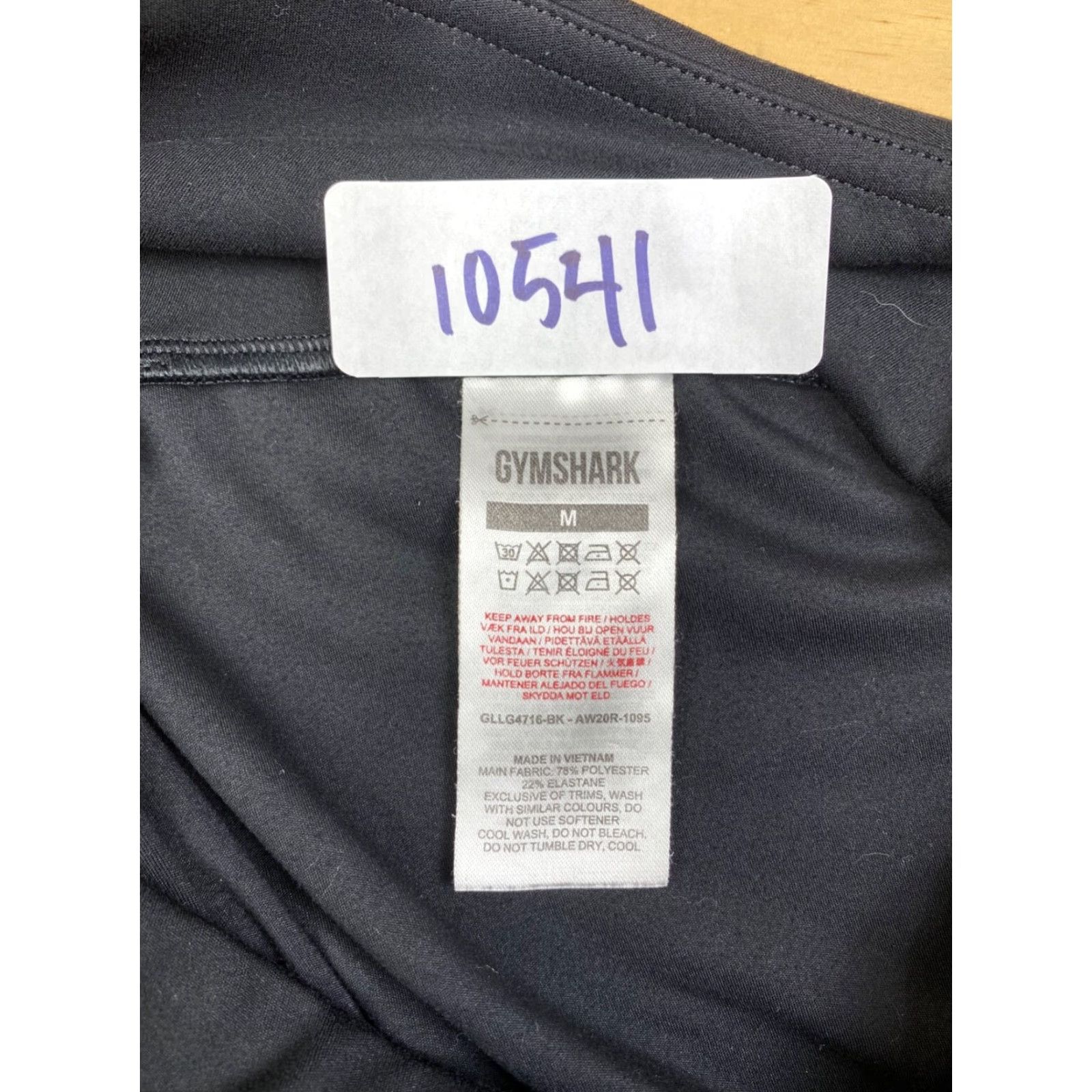 Gymshark GymShark Leggings Capri Mens M Black Activewear Gym Training 10541 Size 32" / US 10 / IT 46 - 2 Thumbnail