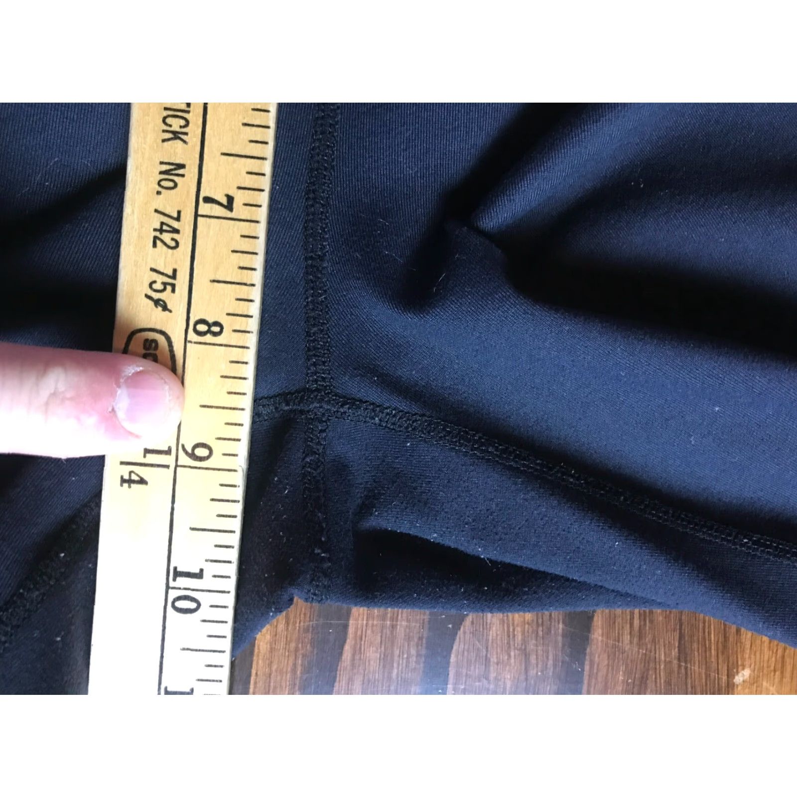 Vintage GSX Gander Mountain Pants Women's XS Black Activewear Leggings Pull On Jegging Inseam 22.5 in Wide Waist Band Modern Pattern Solid Vintage No Size 26" / US 2 / IT 38 - 5 Thumbnail