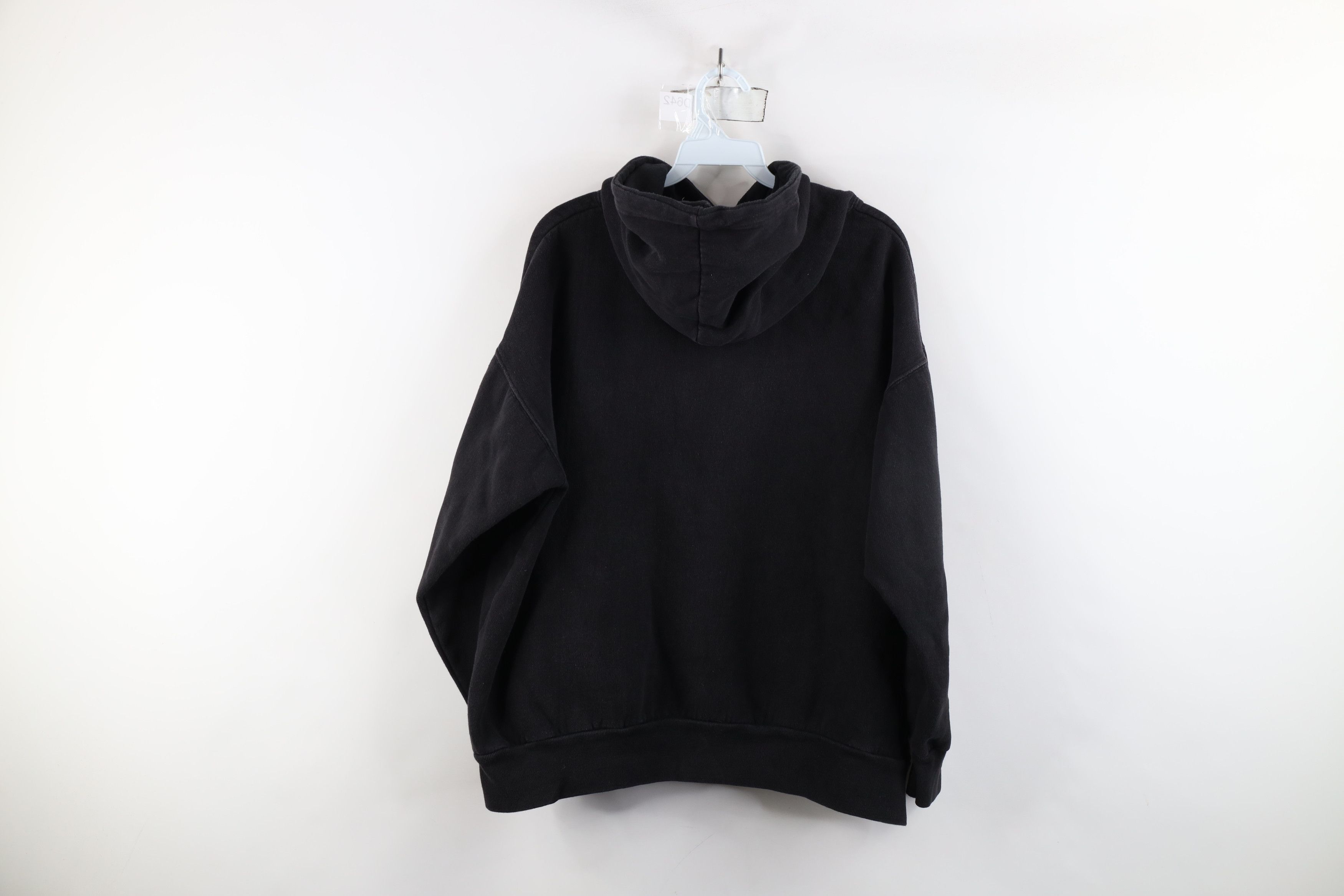 Vintage Vintage 90s Y2K Streetwear Cropped Boxy Fit Hoodie Black Size US M / EU 48-50 / 2 - 12 Thumbnail