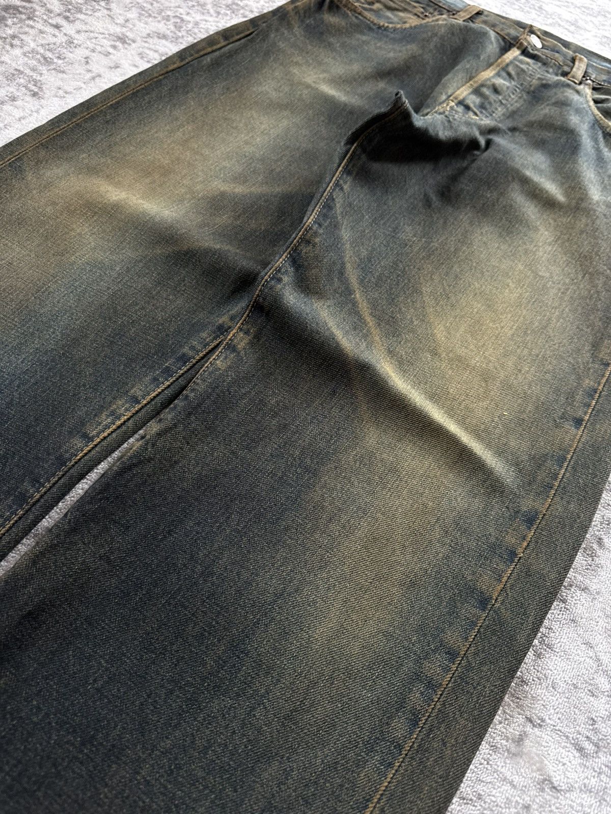 Levi's Vintage LEVIS Big E Lot 503B Mud Wash Baggy Selvedge Jeans Size US 32 / EU 48 - 8 Thumbnail