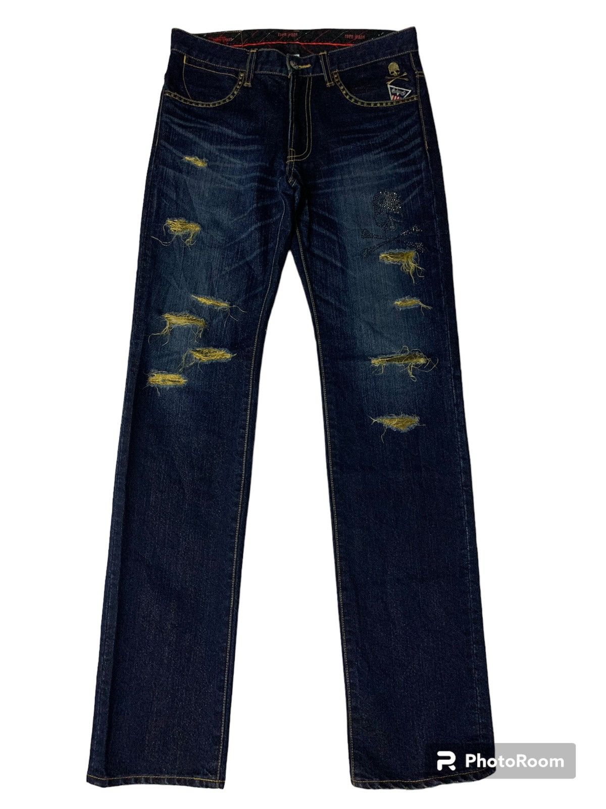 Roen Hiromu Takahara Roen X Bobson Destroyed Denim Pants | Grailed