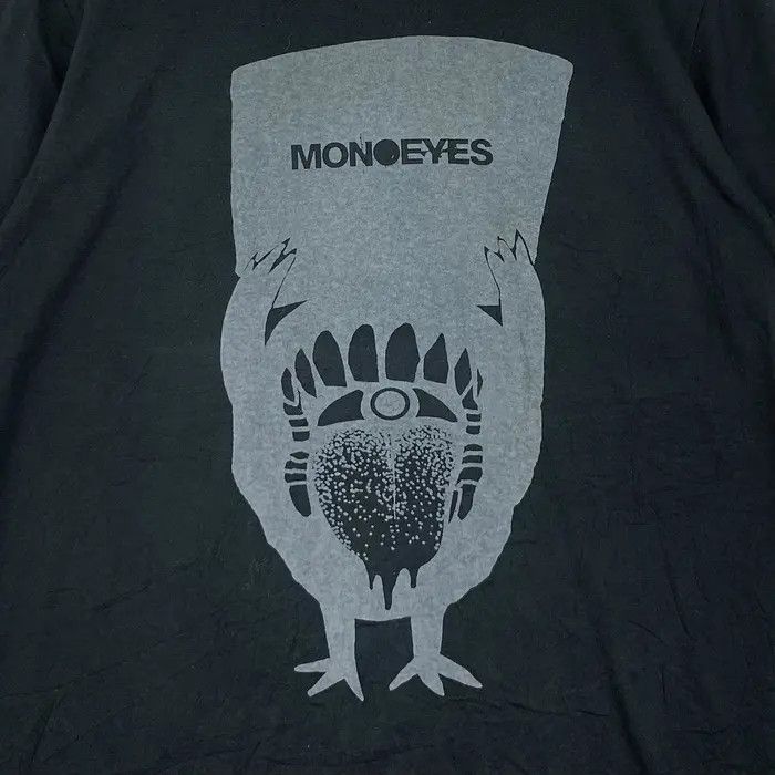 Vintage MONOEYES COLD REACTION Japan J-Pop Band Tour Tee Shirt Size US L / EU 52-54 / 3 - 2 Thumbnail