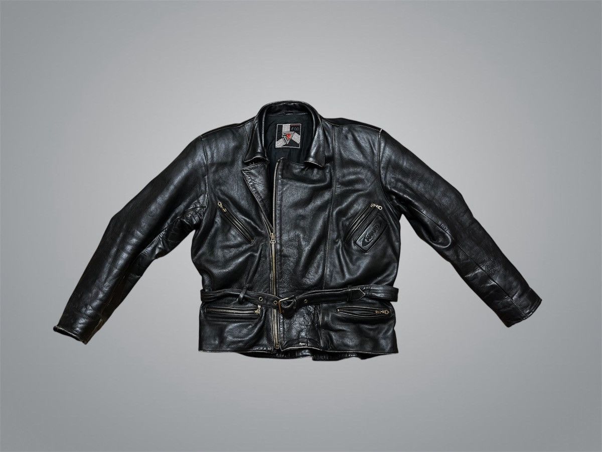 Other Harro Biker Collection 2000 Vintage Leather Jacket (XXL) Size US XXL / EU 58 / 5 - 1 Thumbnail