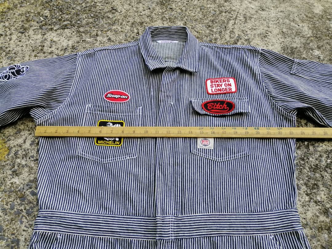 PERSON'S × Vintage Vintage Person's Hickory Stripes Overalls Size US 40 / EU 56 - 16 Thumbnail