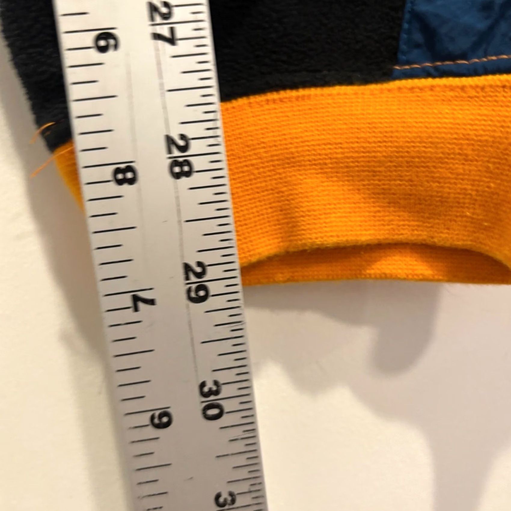 Nike Nike Mens Fleece Joggers Black Orange Blue Colorblock Sweatpants Small Size US 29 - 4 Thumbnail