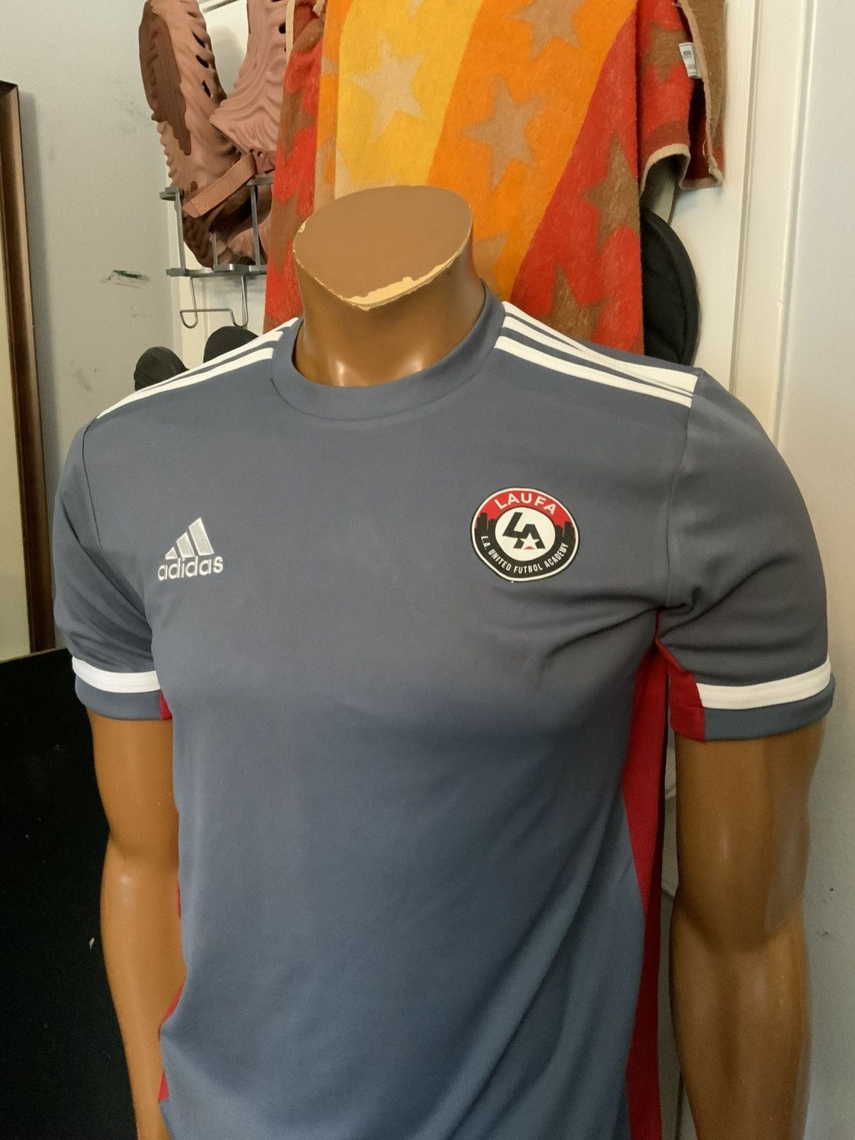 Adidas Adidas LAUFA Los Angeles United Futbol Soccer Jersey Size US S / EU 44-46 / 1 - 11 Thumbnail