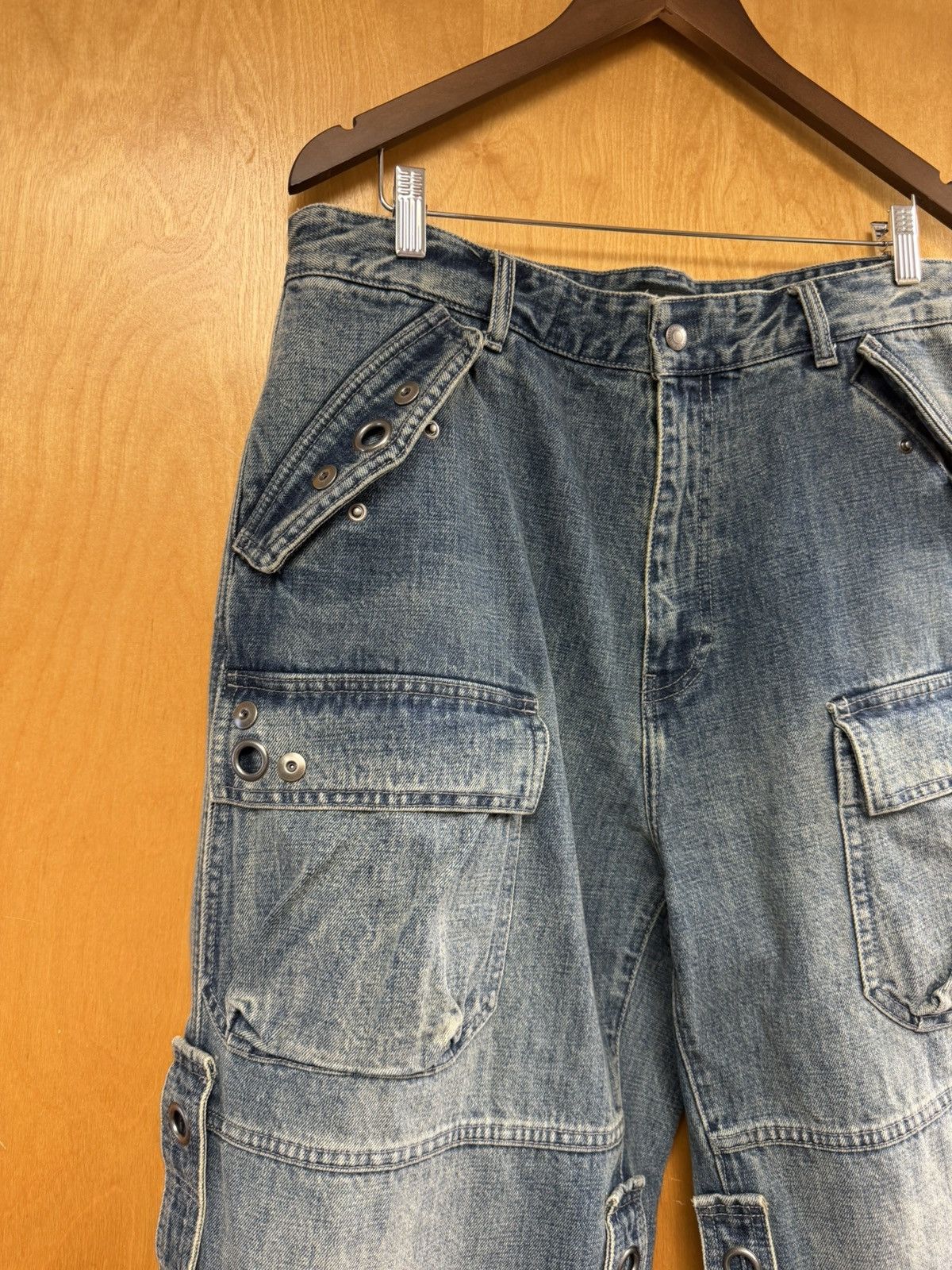 Supreme × Yohji Yamamoto Supreme Yohji Yamamoto Blue Washed Utility Denim Size US 34 / EU 50 - 3 Thumbnail