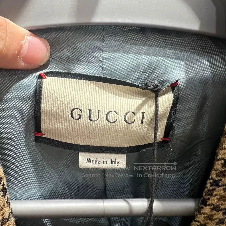 Gucci Gucci College-style patterned sleeve slogan suit jacket Size XS / US 0-2 / IT 36-38 - 3 Thumbnail