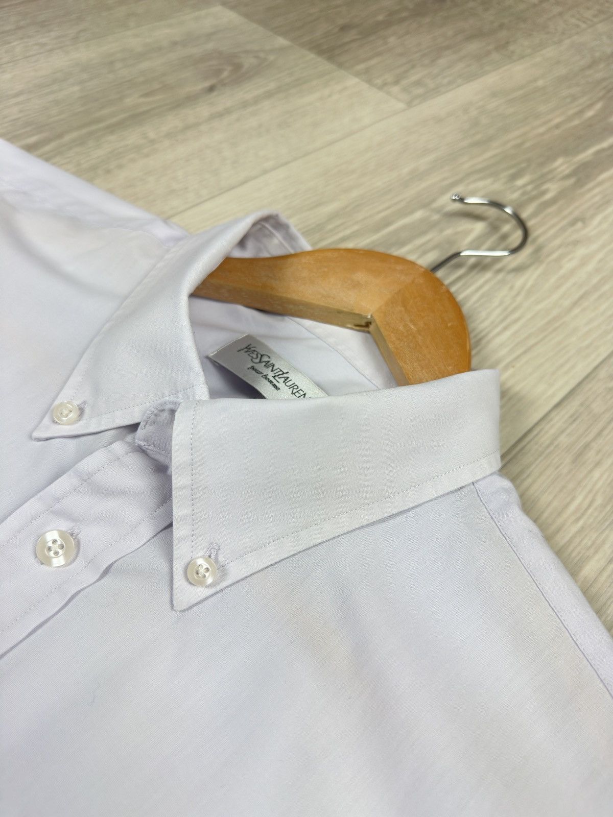 Yves Saint Laurent Yves Saint Laurent YSL Vintage Short Sleeve Shirt Button Up Size US L / EU 52-54 / 3 - 6 Thumbnail