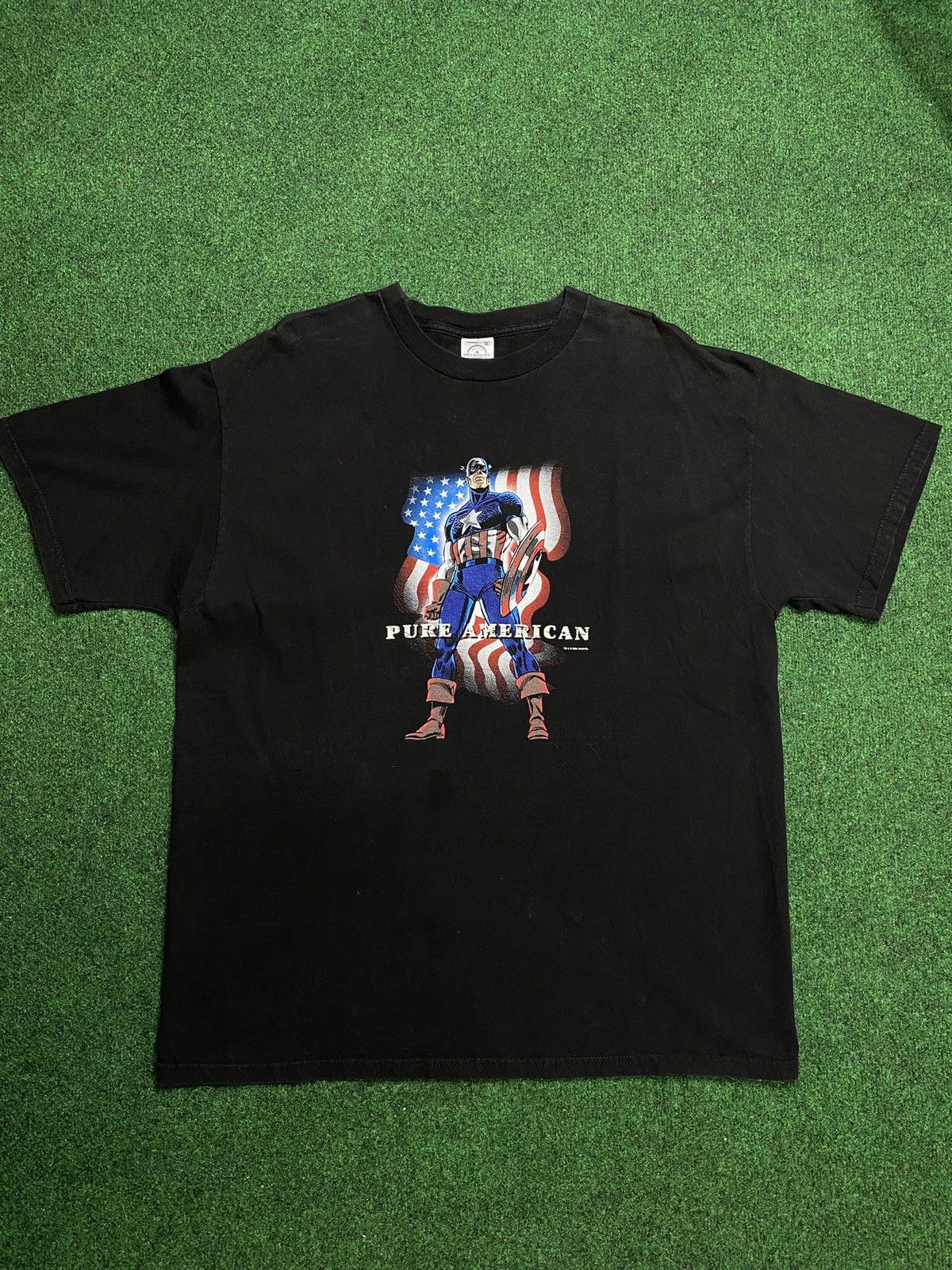 Marvel Comics Vintage 2001’ Captain America Marvel Comics Tee Shirt XLarge Size US XL / EU 56 / 4 - 1 Thumbnail