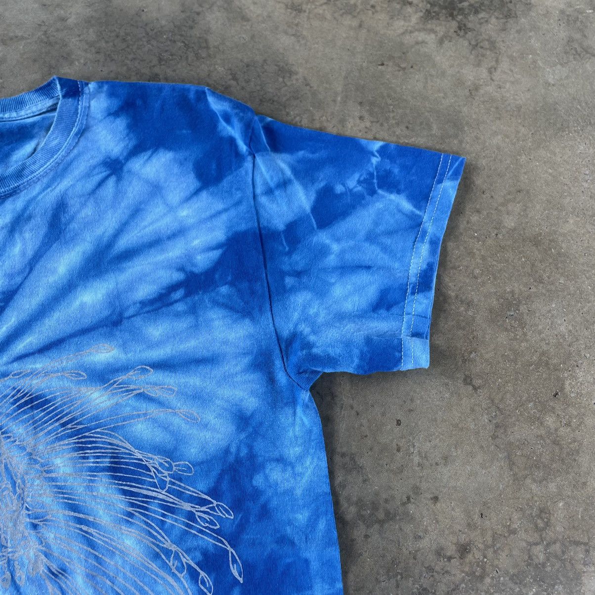 Japanese Brand × Vintage × go slow caravan 🔥🔥🇯🇵Go Slow Caravan Apache Indian Big Logo Design Tye Dye Tee Size US M / EU 48-50 / 2 - 6 Thumbnail