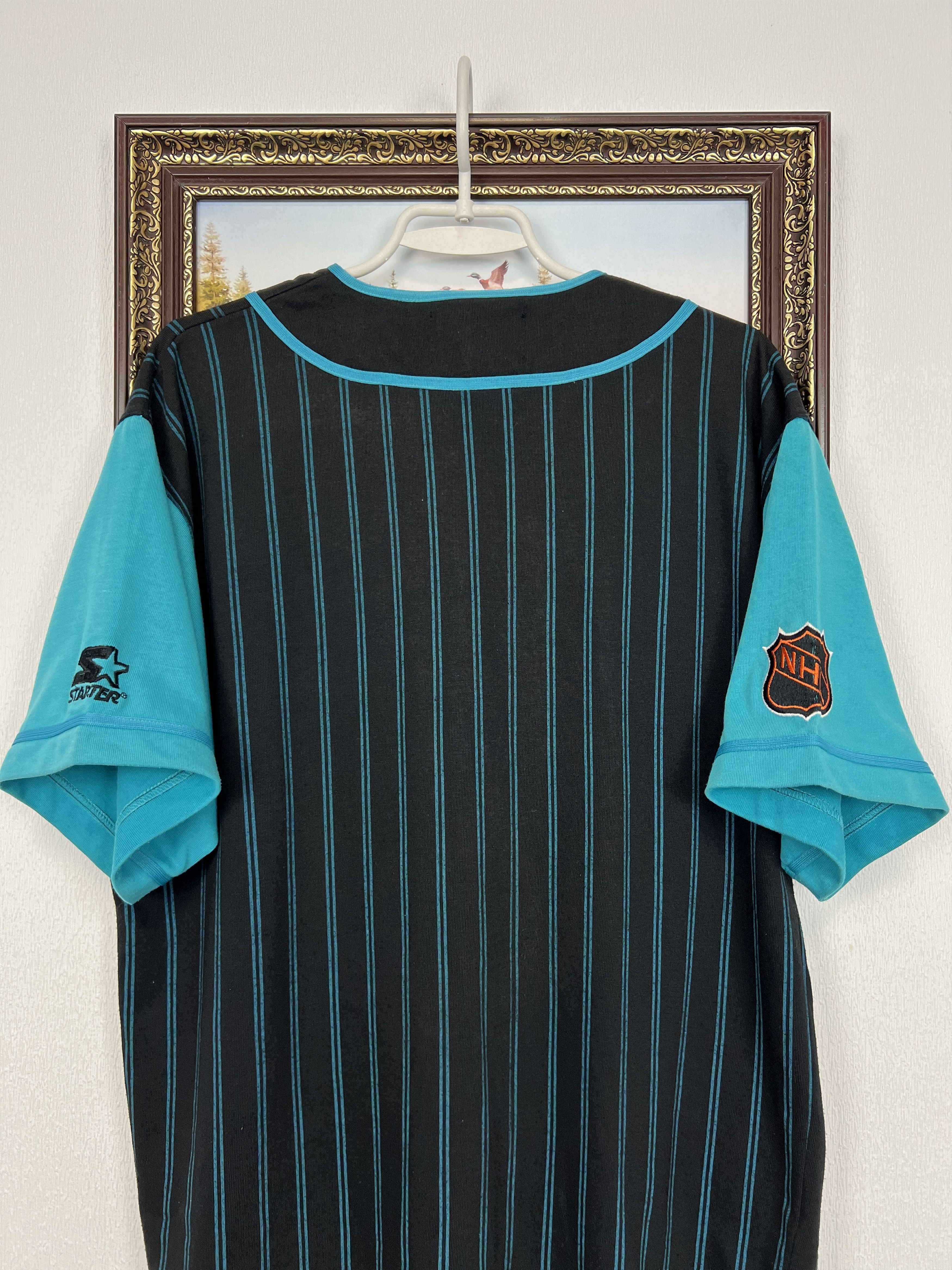 Starter Vintage Starter Anaheim Mighty Ducks Baseball Jersey Tee Size US M / EU 48-50 / 2 - 10 Thumbnail