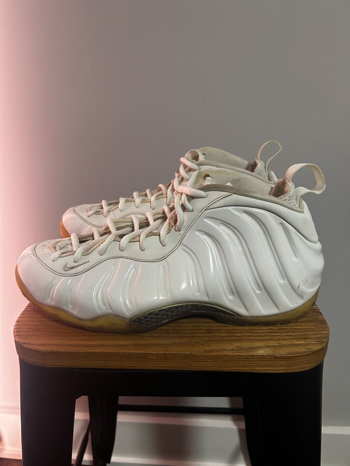 Nike Nike Air Foamposite One “White Out” Size US 11.5 / EU 44-45 - 1 Thumbnail