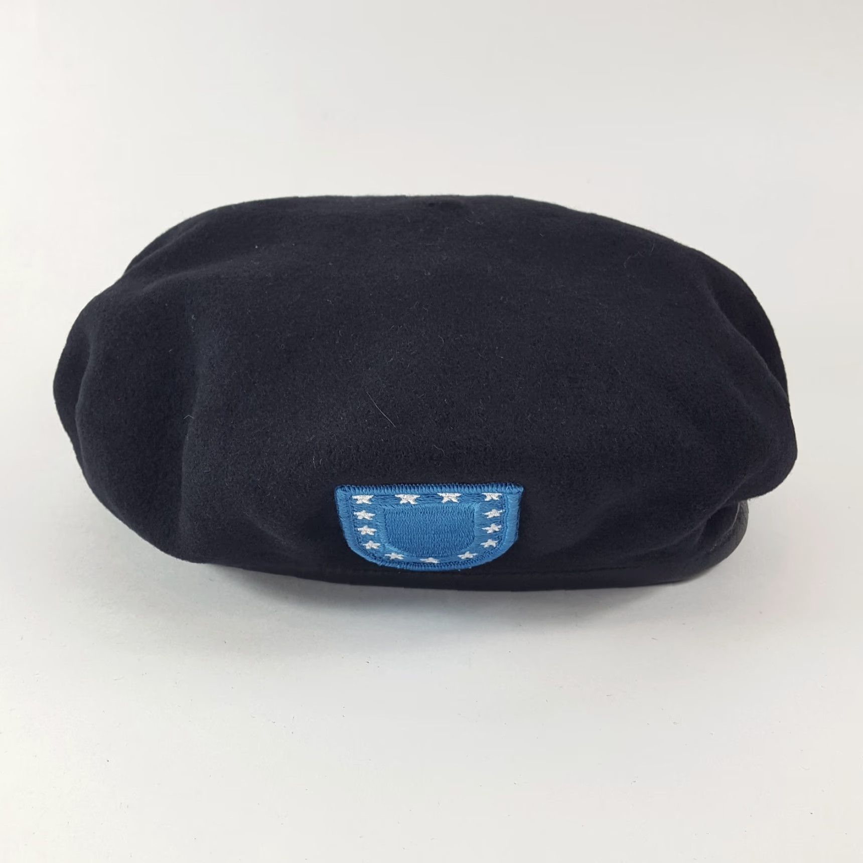 Vintage VINTAGE US Army Black Wool Beret Hat Size 7 1/2 Military Cap Casual Retro 90s Mens Size ONE SIZE - 3 Thumbnail