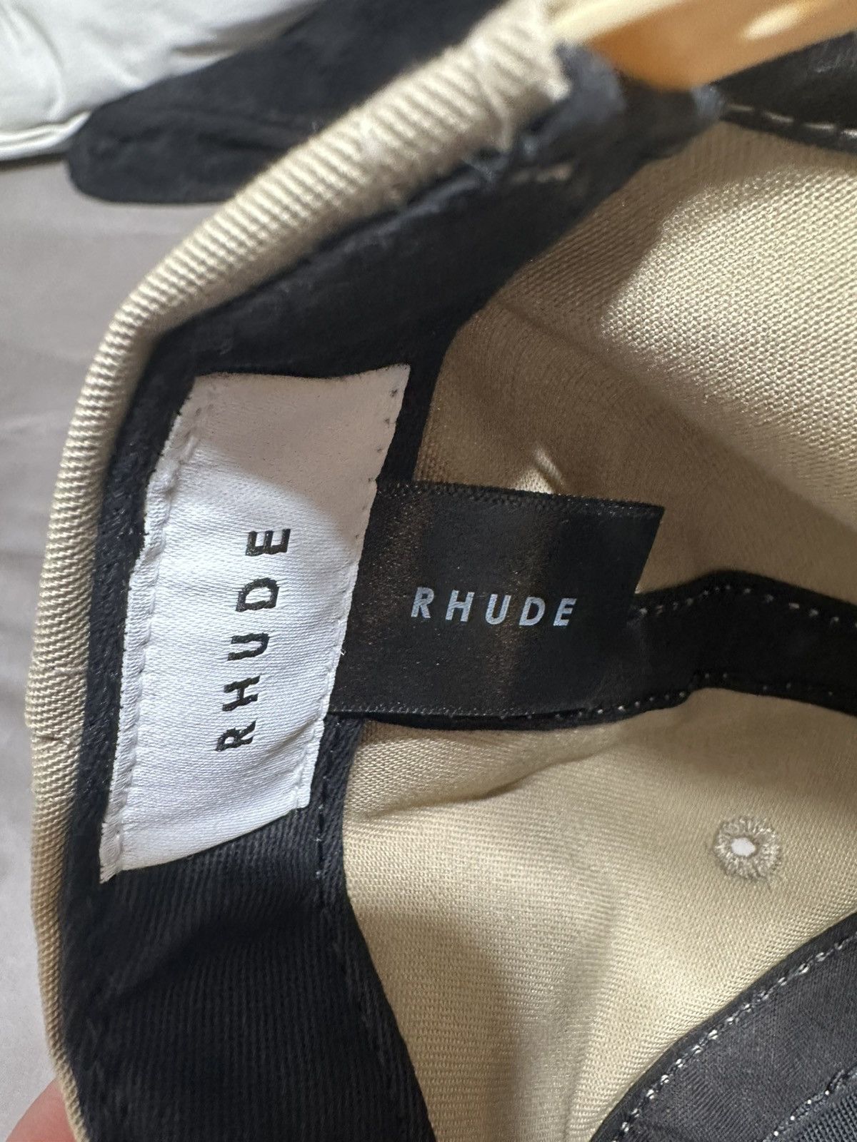 Rhude Rhude Motorsport Hat SnapBack Khaki Size ONE SIZE - 6 Thumbnail