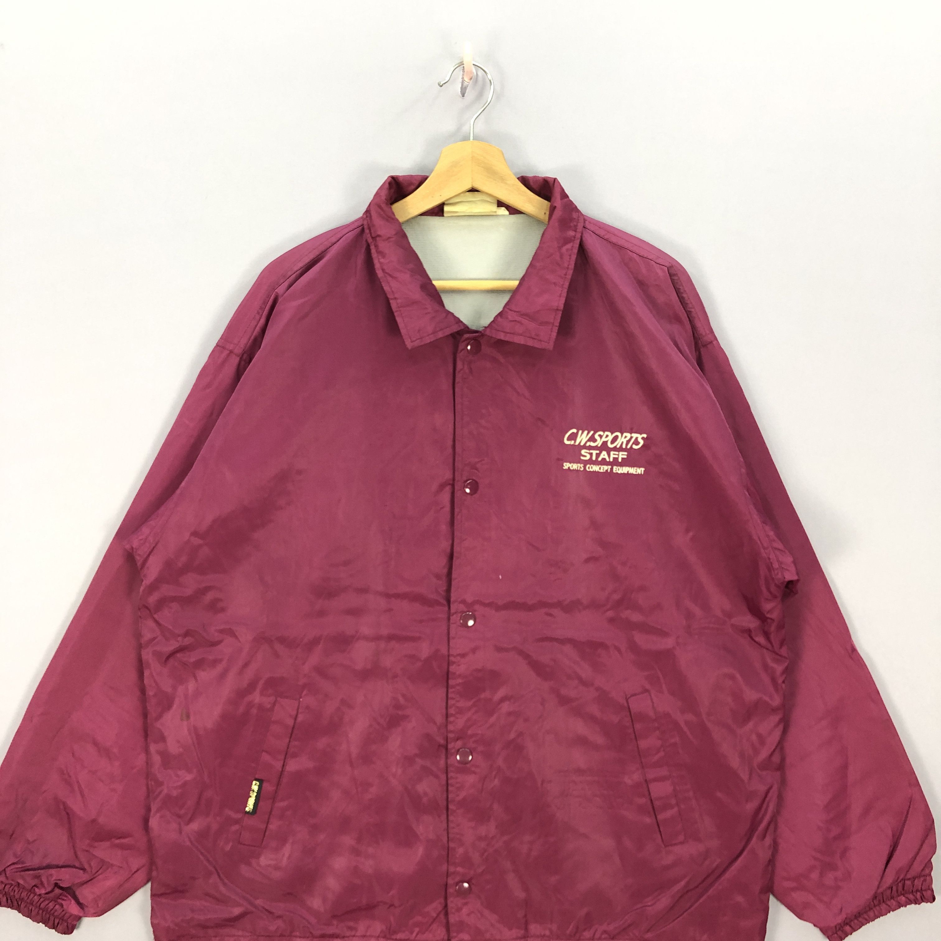 Japanese Brand × Vintage Vintage Atlanta Sports Concept CW Sports Staff Coach Jackets Size US L / EU 52-54 / 3 - 4 Thumbnail