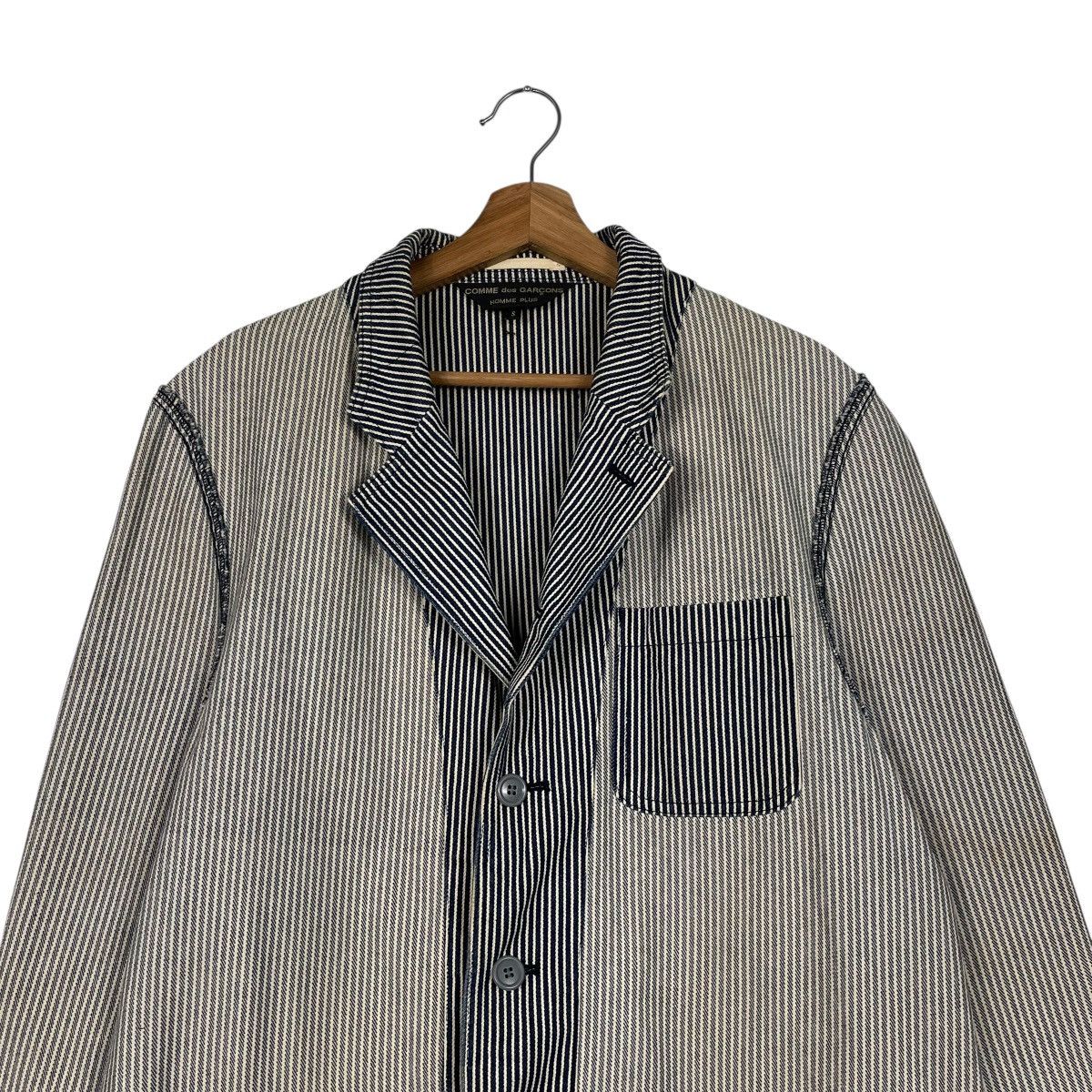 Comme des Garcons Homme Plus Comme Des Garcons Homme Plus Stripe Reverse Jacket Size US S / EU 44-46 / 1 - 2 Thumbnail