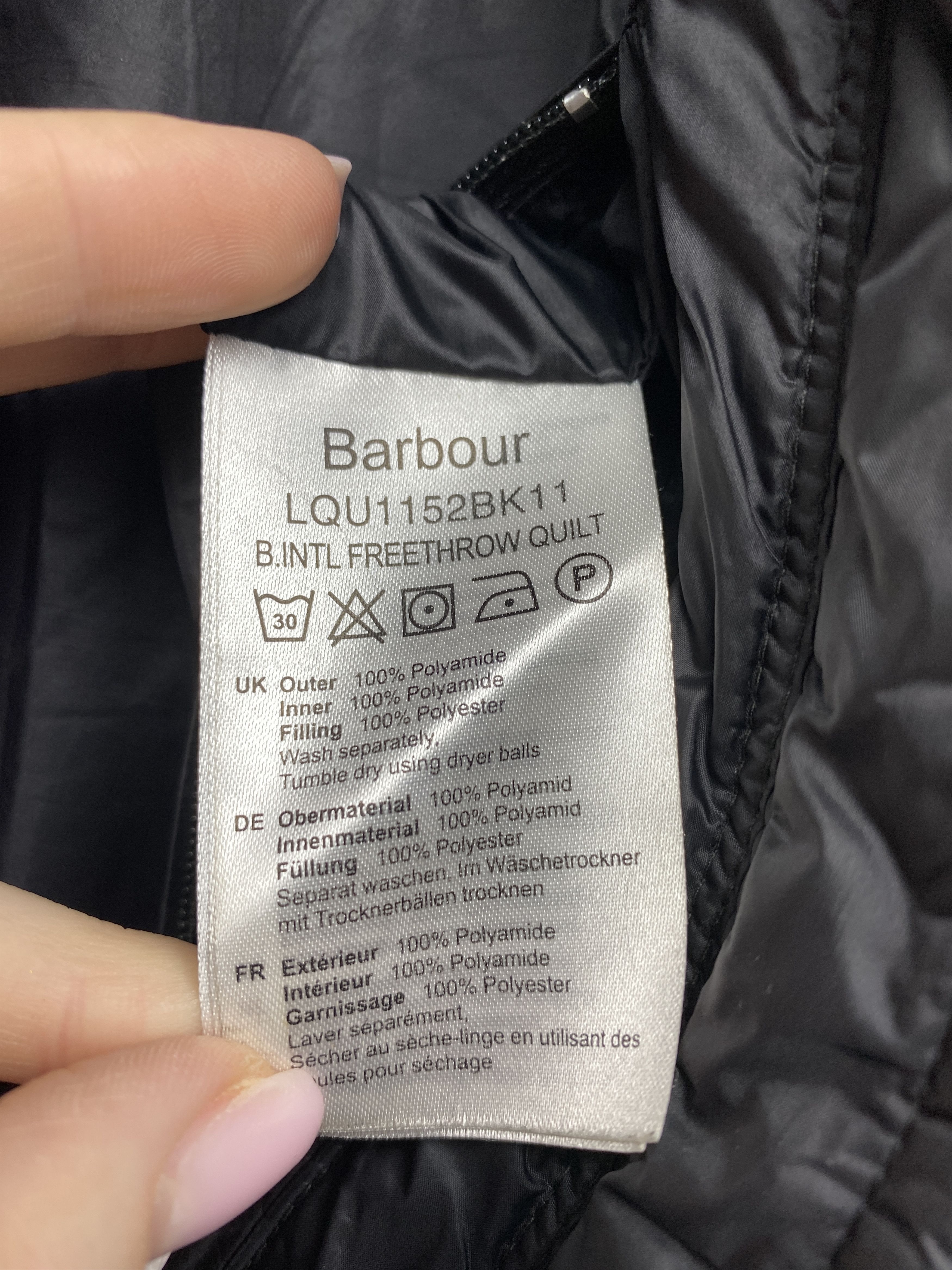Barbour Barbour International Vintage Freethrow Biker Quilted Jacket Size M / US 6-8 / IT 42-44 - 7 Thumbnail