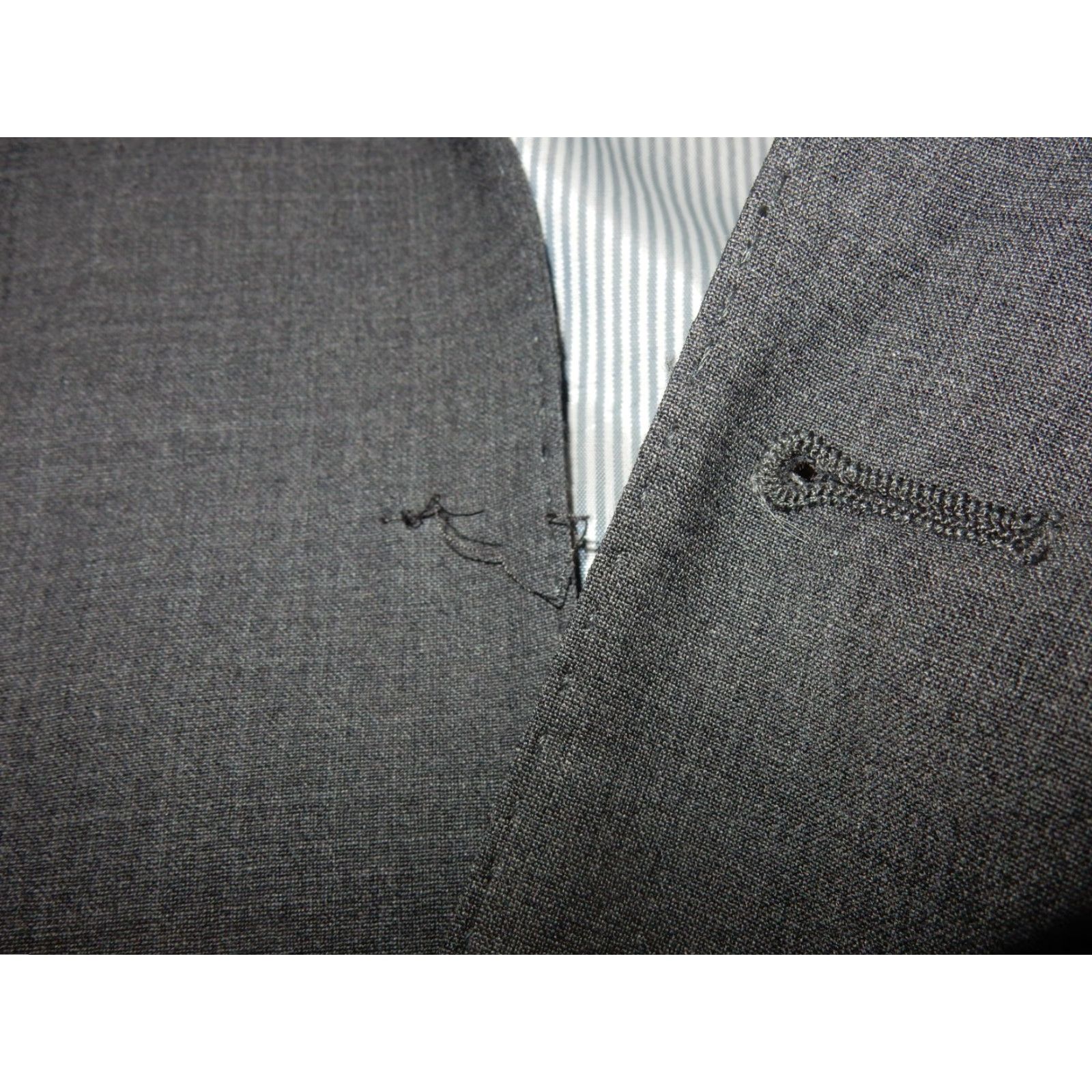 Brooks Brothers Brooks Brothers Men's Blazer Jacket 41R Wool Gray Solid 2 Button 1 Piece Regular Coat/Coat Blazer Size 42R - 7 Thumbnail