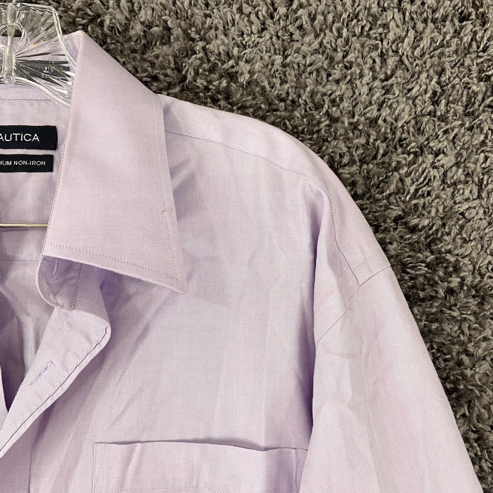Nautica VINTAGE not specified; assume Nautica is relevant. Nautica Shirt Men 16 32/33 Purple Long Sleeve Button-Down Collared 16 32/33 Purple Mens Size 16 Size US L / EU 52-54 / 3 - 5 Thumbnail
