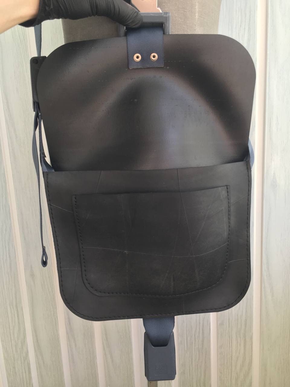 Designer × Vintage Custom Black Pockets Car Compostable Textiles Shoulder Bag Size ONE SIZE - 12 Thumbnail