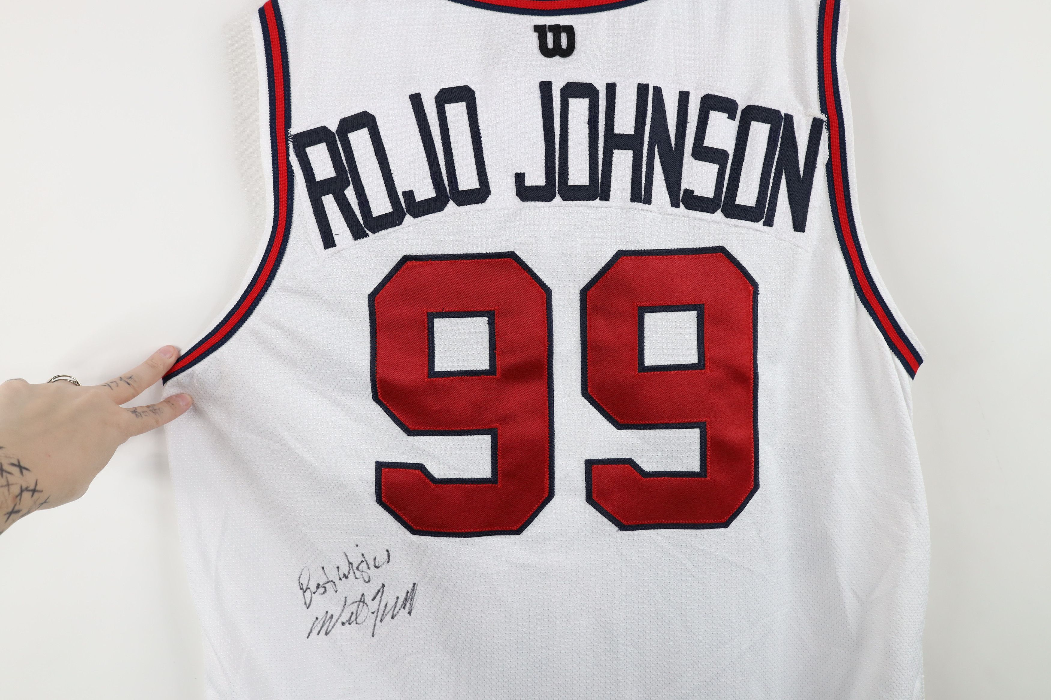 Vintage Will Ferrell Autographed Rojo Johnson Round Baseball Jersey Size US XXL / EU 58 / 5 - 11 Thumbnail