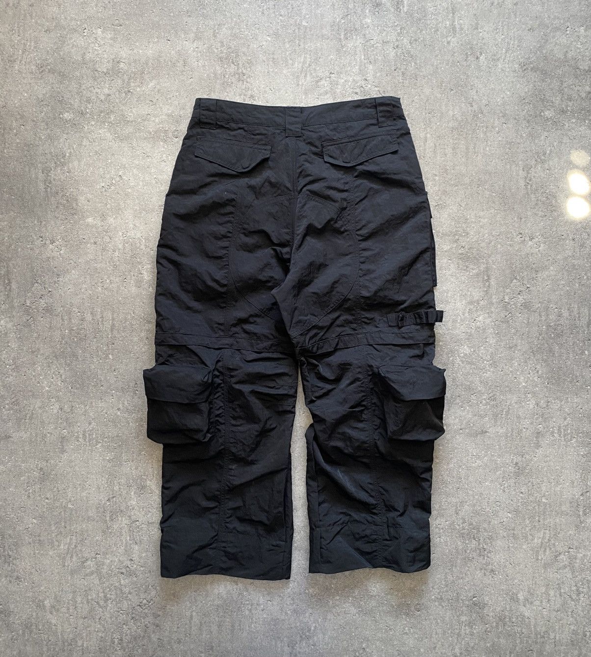 Jaded London Jaded London x Matrix Cargo Nylon Black Pants Size US 32 / EU 48 - 5 Thumbnail