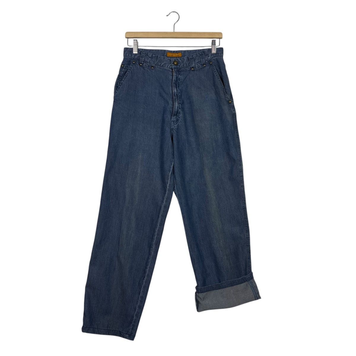 Lancel Vintage Lancel Embroidery Logo Denim Jeans Size US 28 / EU 44 - 11 Thumbnail