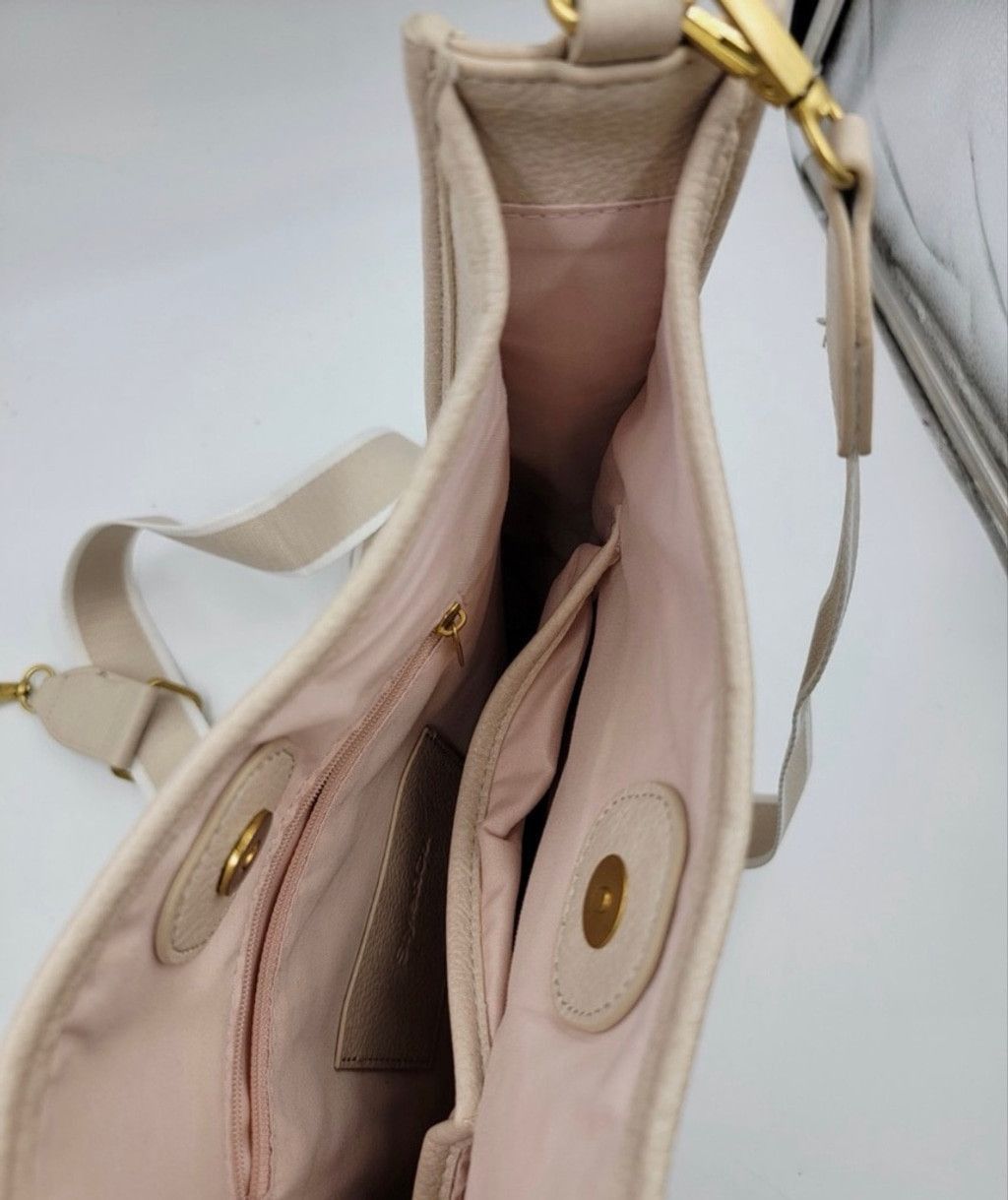 Style & Co Women's Style&Co. Beige Crossbody Bag Size ONE SIZE - 5 Thumbnail