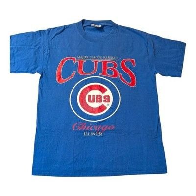 CSA Vintage 1998 Chicago Cubs Logo 7 T-Shirt XL Blue Red MLB 90s Size US XL / EU 56 / 4 - 1 Thumbnail