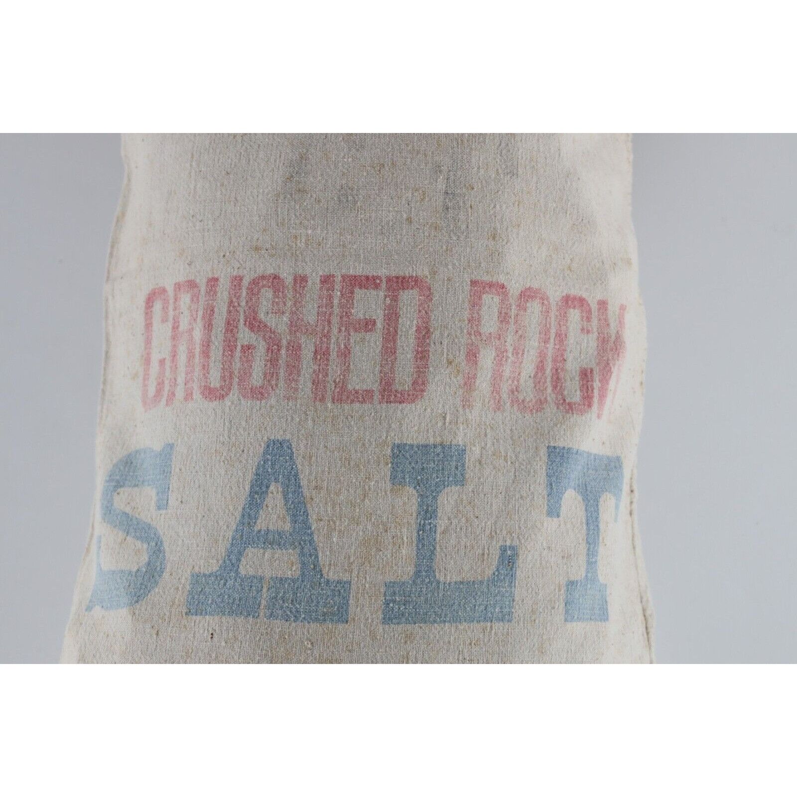 Vintage Vintage 20s 30s Morton Salt Co Crushed Rock Salt Bag Size ONE SIZE - 2 Thumbnail