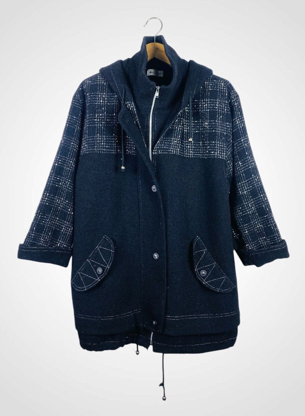 Other A10 Rare - Barra de Labios Hoodie Wool Jacket Size L / US 10 / IT 46 - 2 Thumbnail