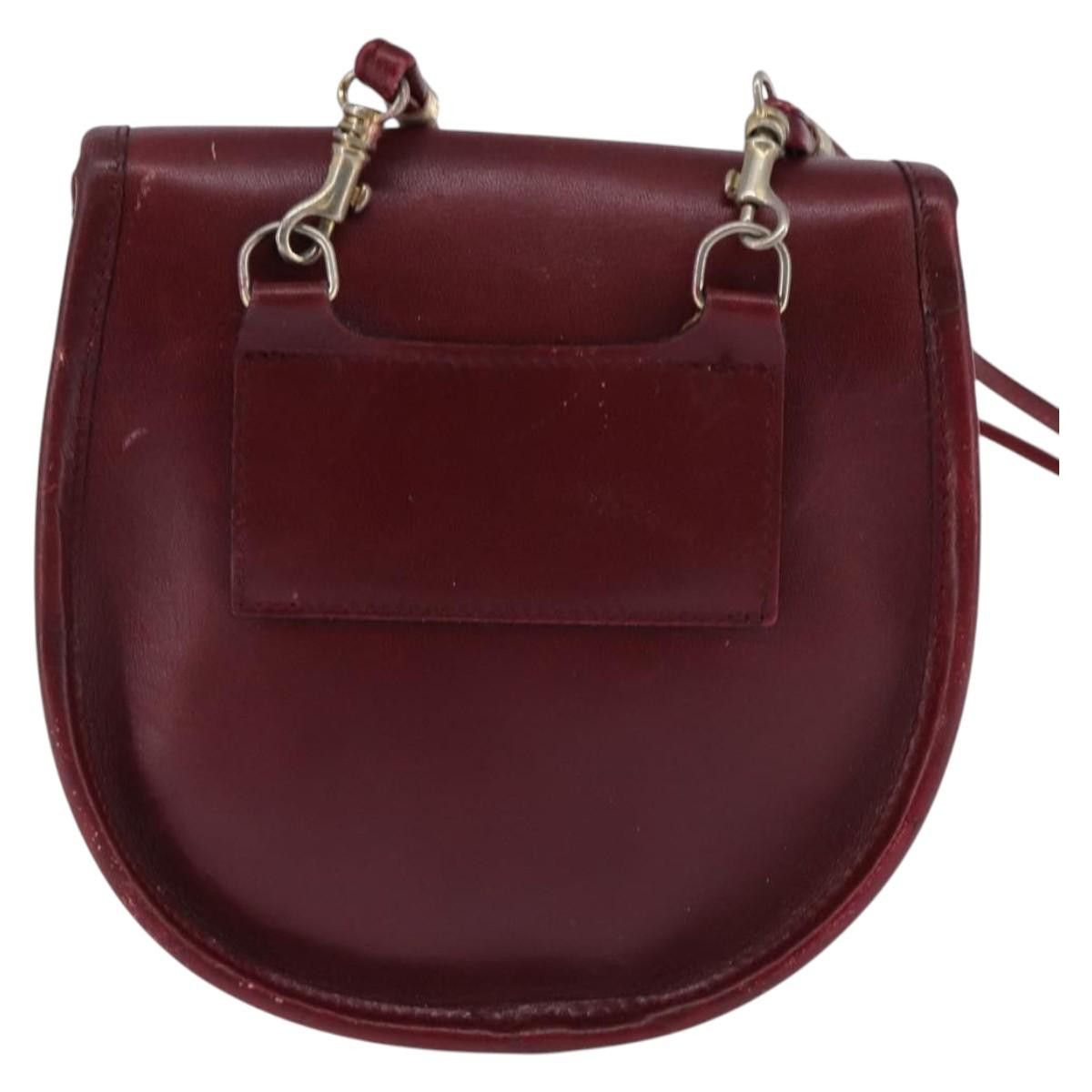 Gucci GUCCI Shoulder Bag Leather Red Size ONE SIZE - 3 Thumbnail