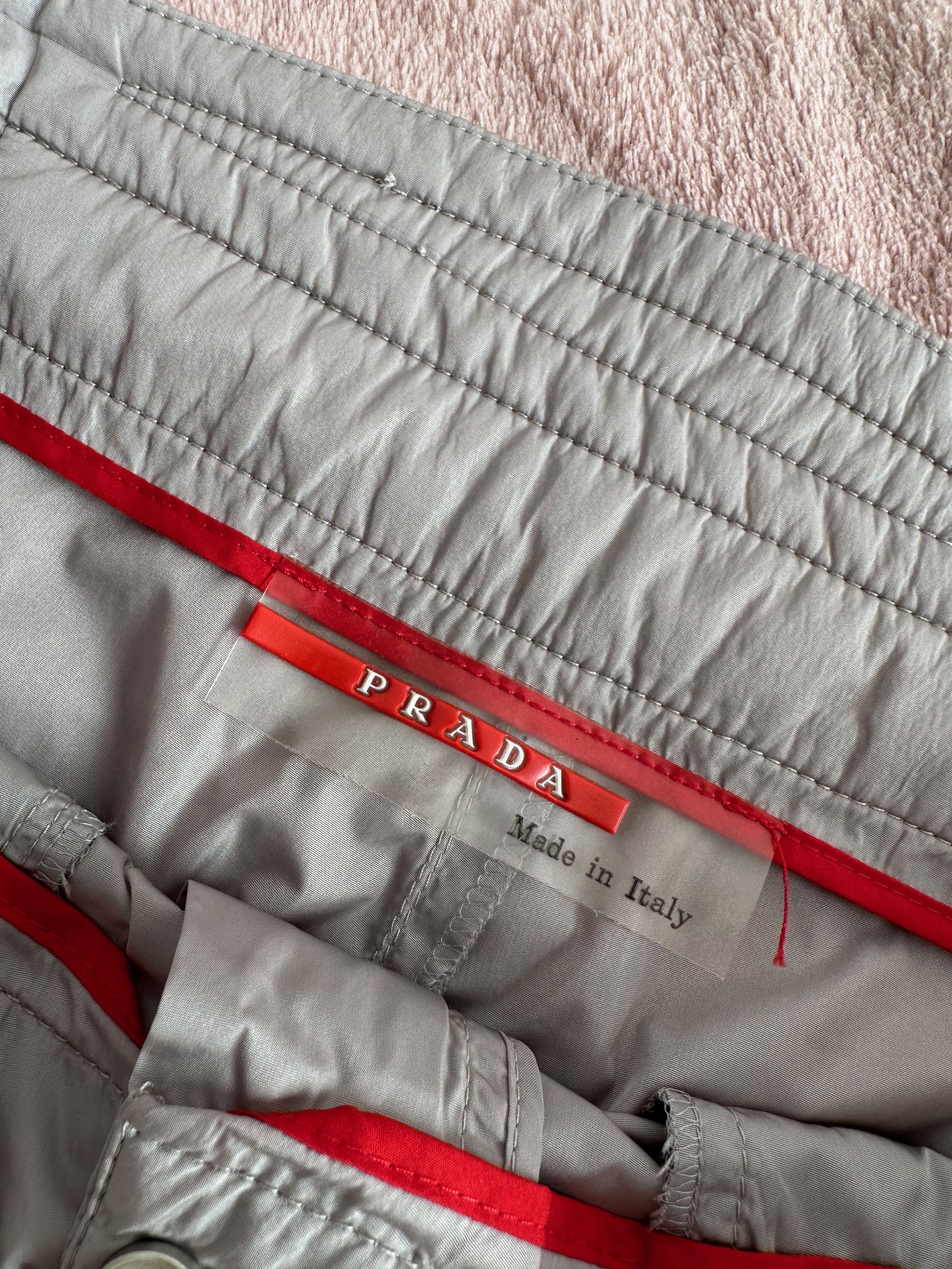 Prada 00's Prada LInea Rossa nylon pants light knee pads tech Size 28" / US 6 / IT 42 - 8 Thumbnail