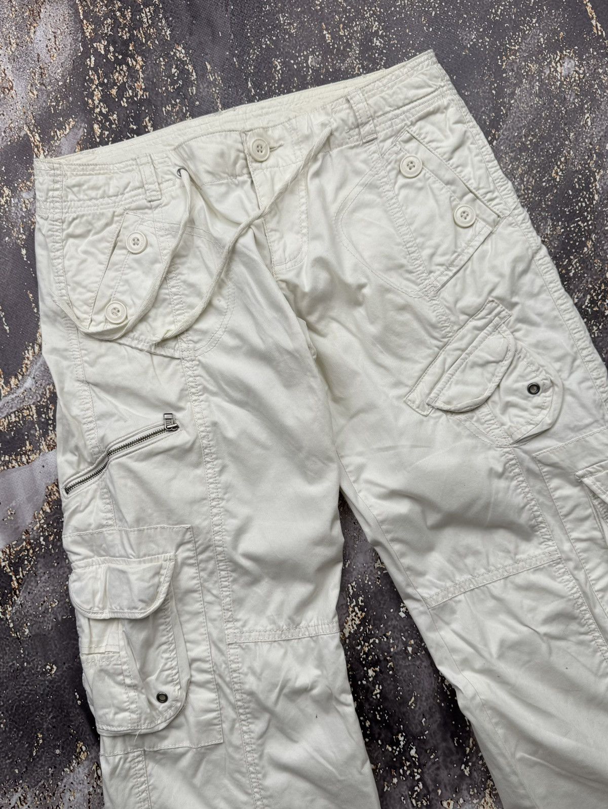 Japanese Brand × Vintage Vintage Cargo Multi Pocket Bondage Pants Size 28" / US 6 / IT 42 - 2 Thumbnail