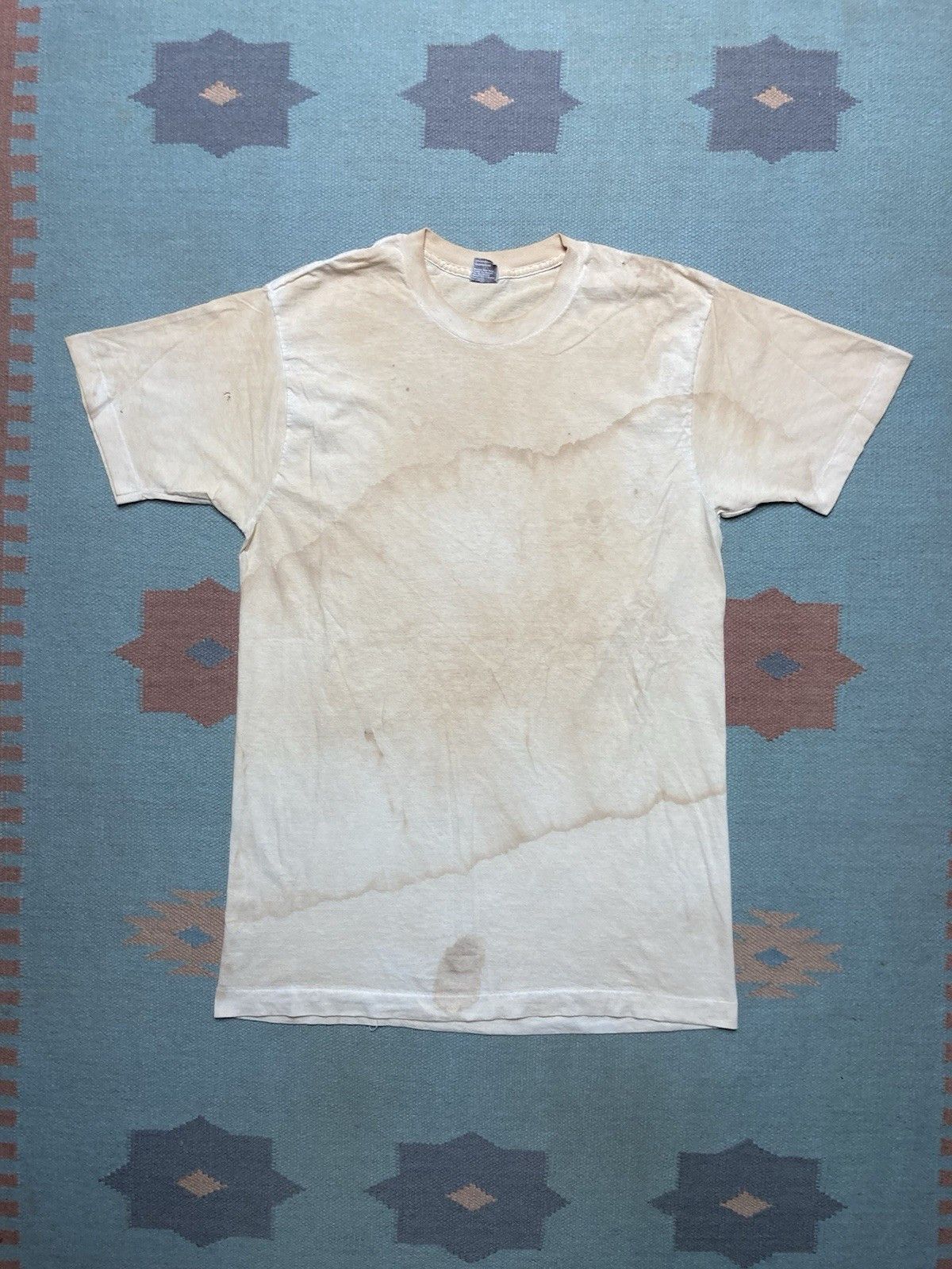Vintage Vtg 80s blank white t shirt BVD grunge soft cotton large Size US L / EU 52-54 / 3 - 1 Thumbnail
