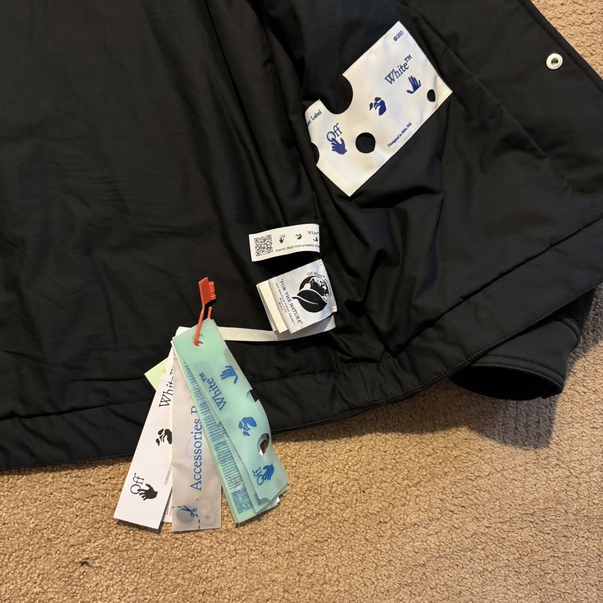 Off-White Off-White Men's Graffiti Coupe Embroidered Shirt Jacket Size US L / EU 52-54 / 3 - 4 Thumbnail