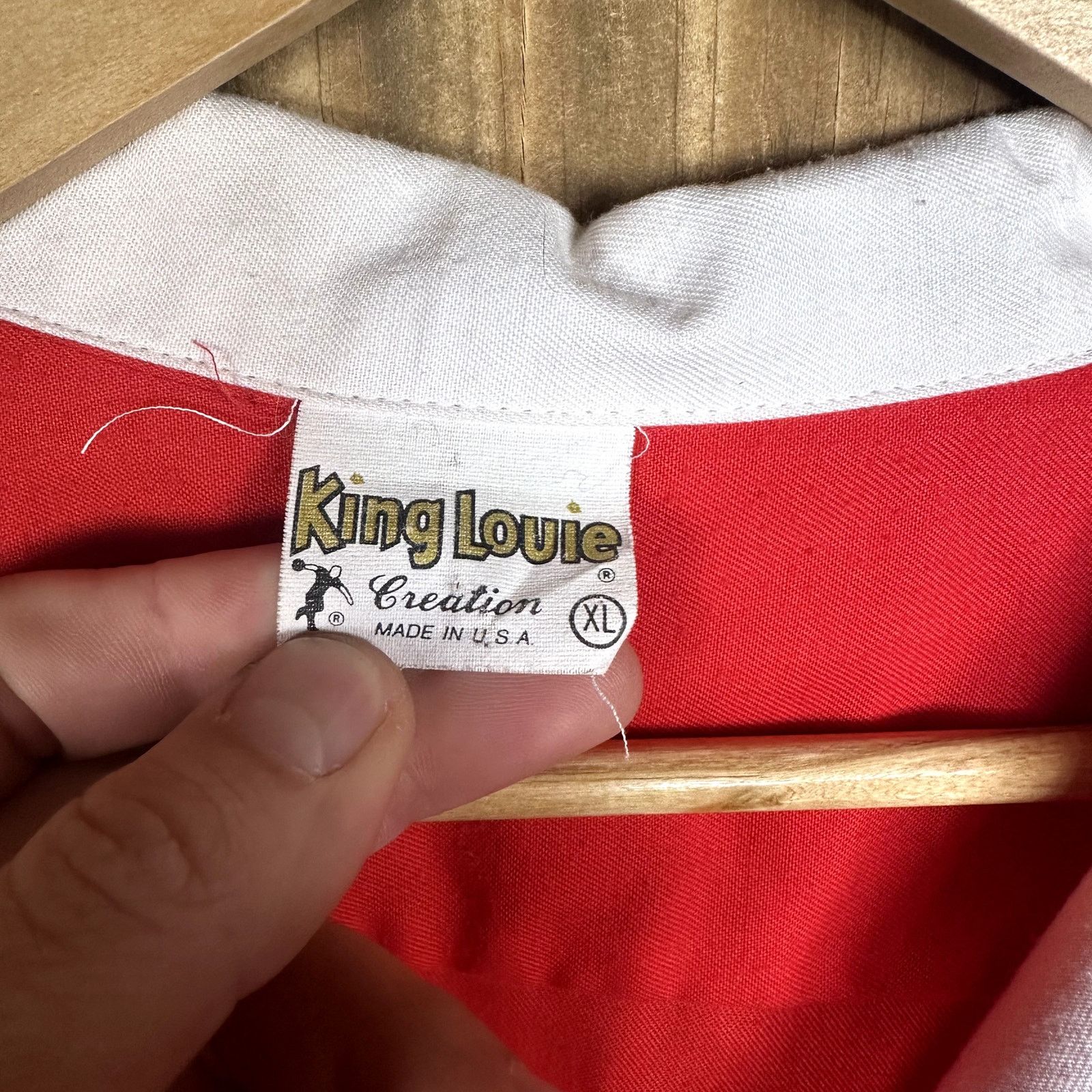 Japanese Brand × Vintage Vintage Bowling Shirt King Louie Chain Stitched Size XL Size US XL / EU 56 / 4 - 6 Thumbnail