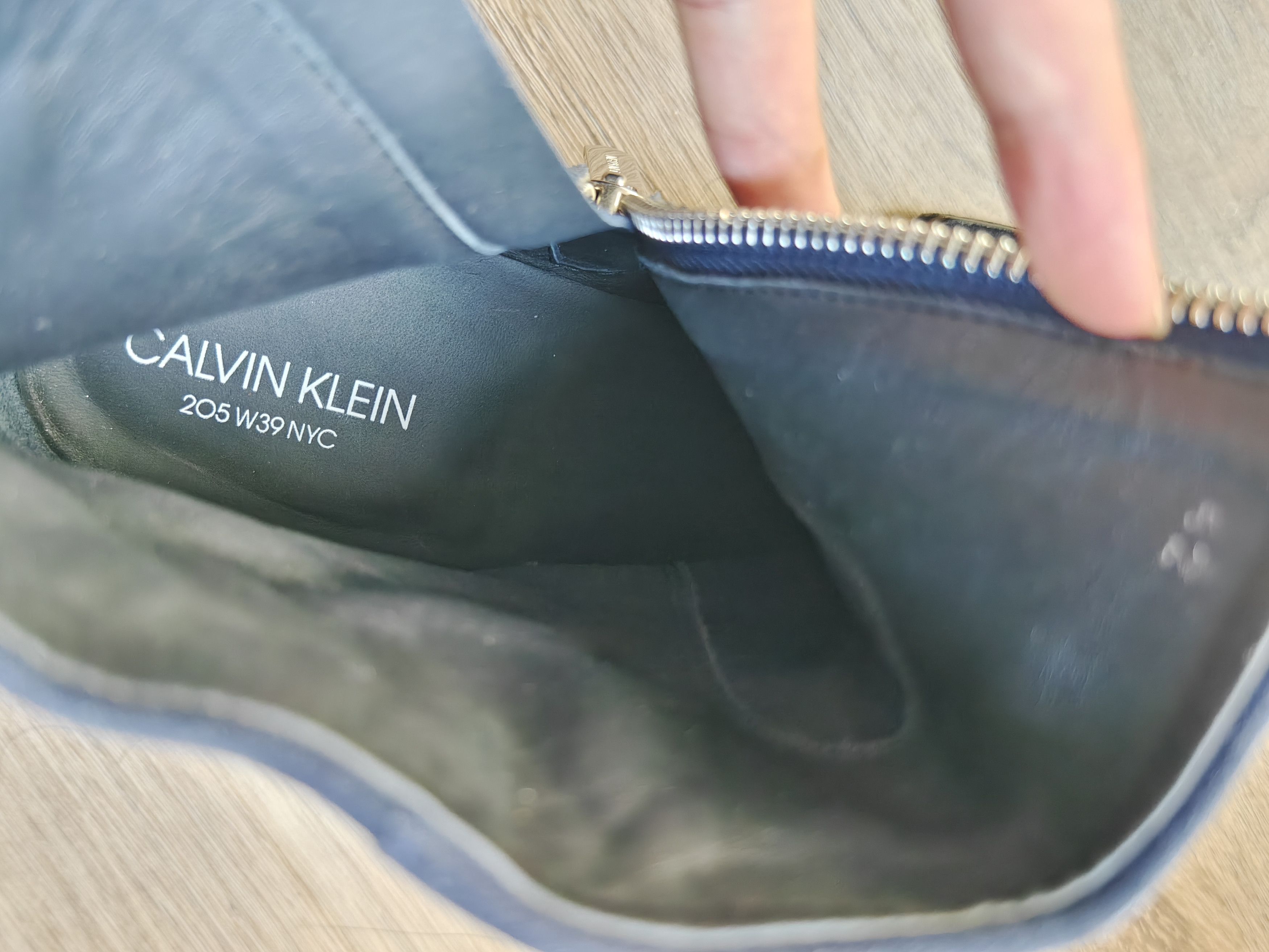 Calvin Klein 205W39NYC Calvinklein205w39nyc raf simons Navy suede silver tip 42 Size US 9 / EU 42 - 2 Thumbnail