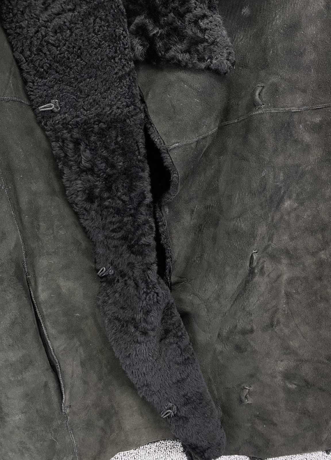 Joseph Vintage Joseph Faux Fur Lamb Skin Leather Jacket Size M / US 6-8 / IT 42-44 - 14 Thumbnail