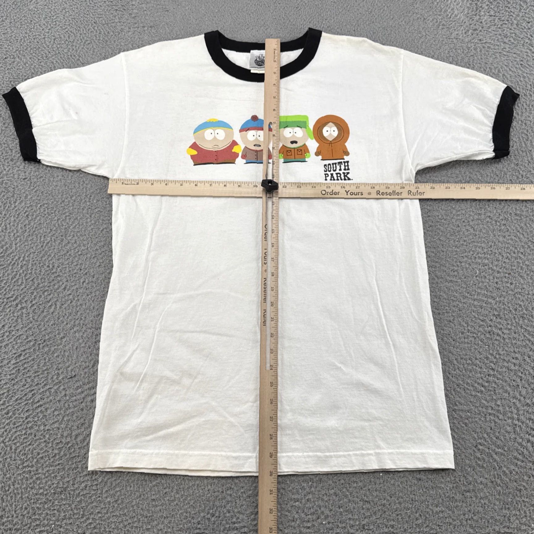 Vintage VINTAGE South Park Graphic Ringer Tee Shirt Mens L White 90s Cartoon Comedy Central Shirt Mens Size US L / EU 52-54 / 3 - 7 Thumbnail