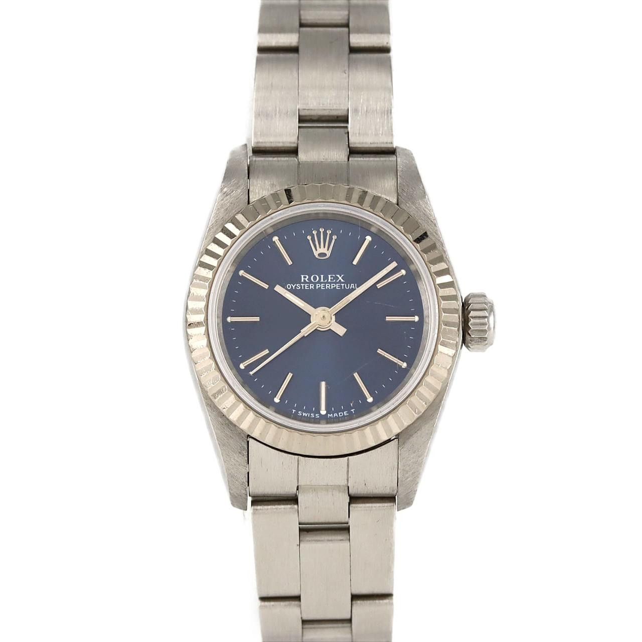 Rolex Rolex Rolex Oyster Perpetual Stainless Steel White Gold Automatic Precious Metal Automatic 67194-3 DUTY FREE for USA Size ONE SIZE - 1 Thumbnail