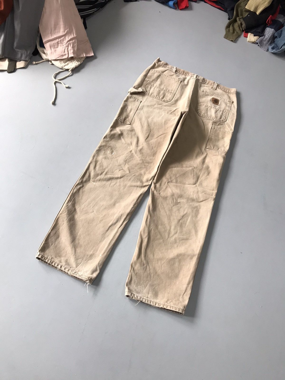Carhartt Vintage Carhartt B11 BRN carpenter workwear denim Size US 40 / EU 56 - 9 Thumbnail