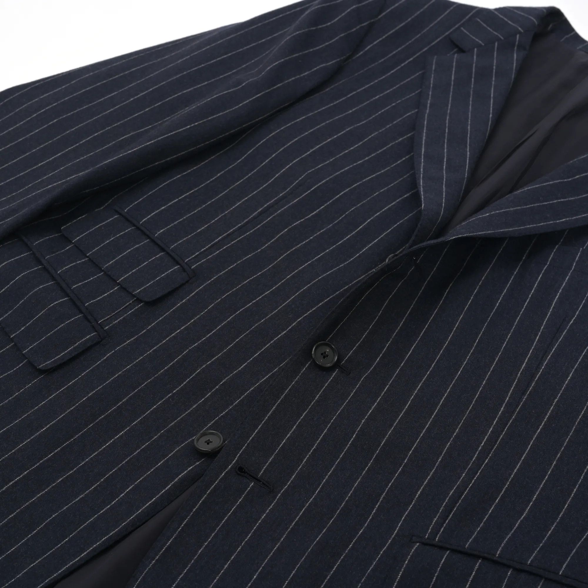 Cifonelli CIFONELLI navy chalk-stripe flannel suit (54 EU) Size 54R - 5 Thumbnail